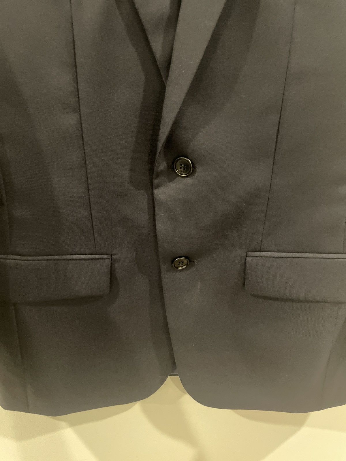 Christian Dior Monsieur Christian Dior virgin wool navy blazer Size 44R - 5 Thumbnail