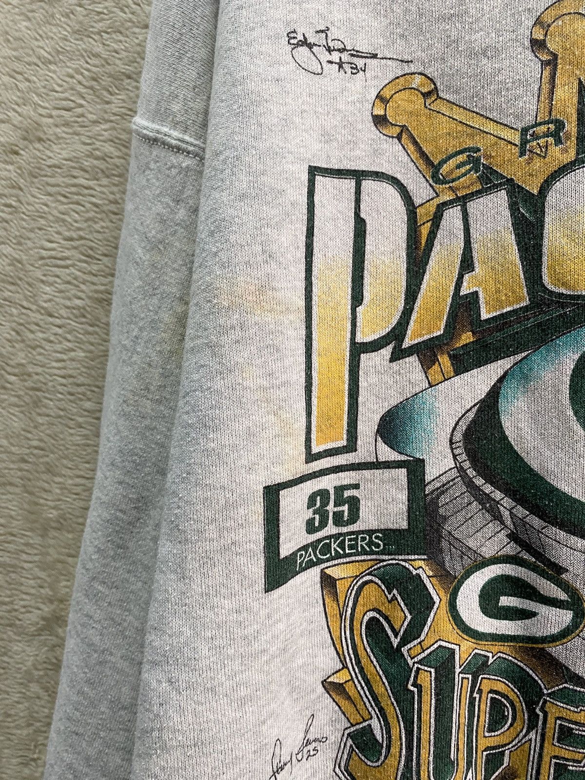 Vintage VINTAGE PACKERS SUPER BOWL CHAMPIONSHIP 1997 Size US XL / EU 56 / 4 - 6 Thumbnail