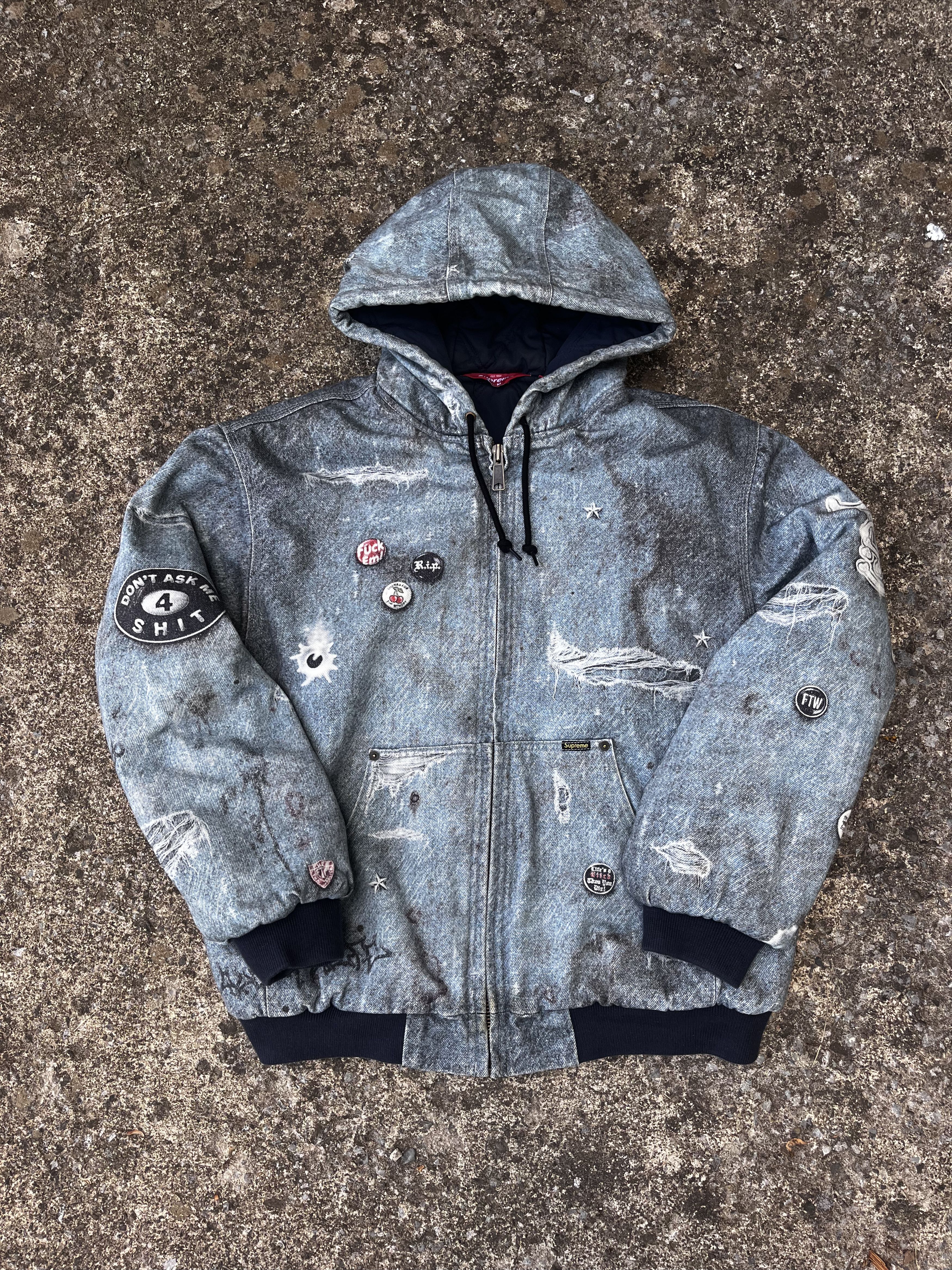 ジャケット・アウター Supreme Bandana Jacquard Denim Jacket L 29872630_58997871_600.jpg