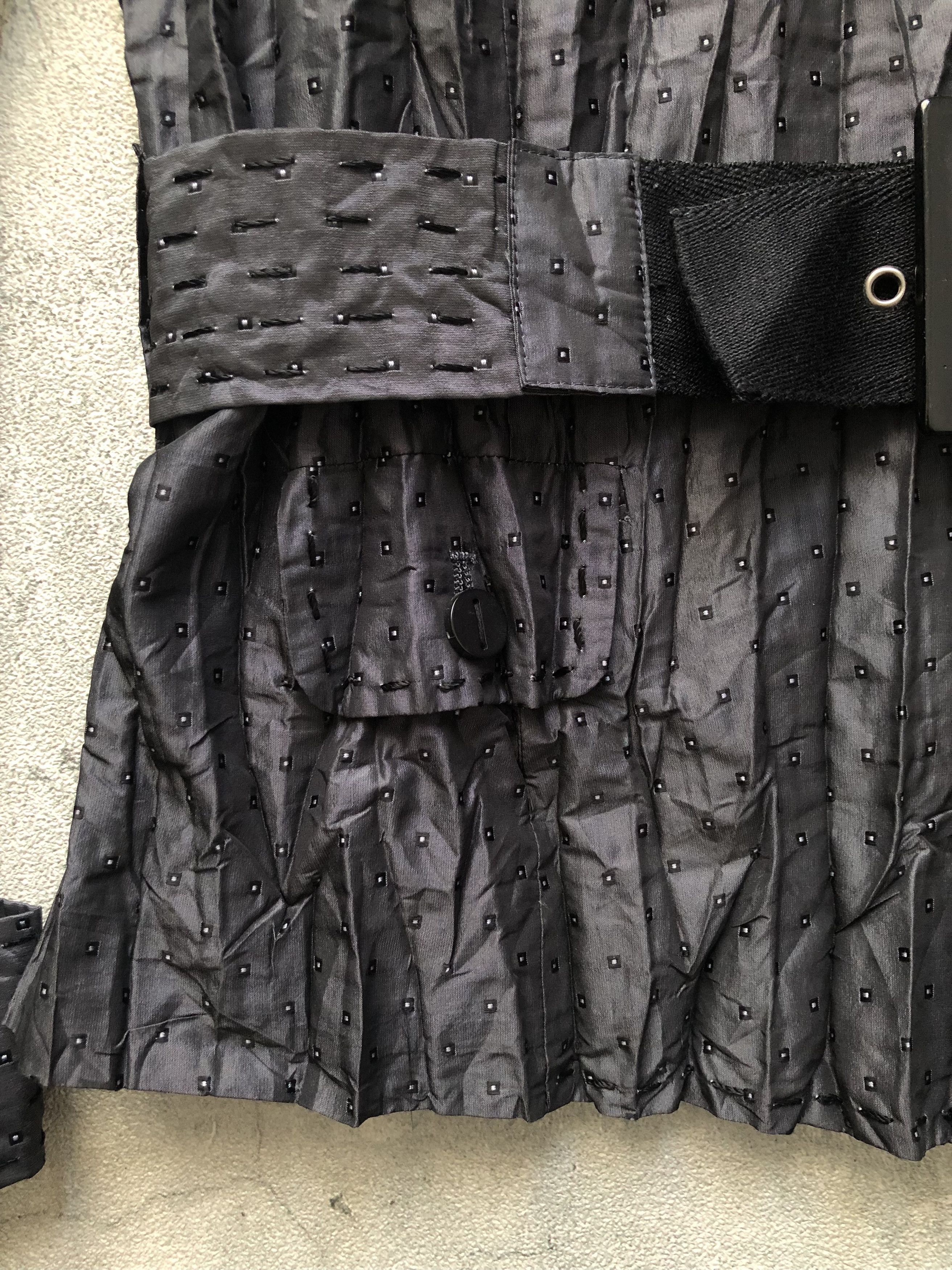 Adolfo Dominguez × Vintage Adolfo Dominguez Jacket Womens Small Black Button Size S / US 4 / IT 40 - 7 Thumbnail