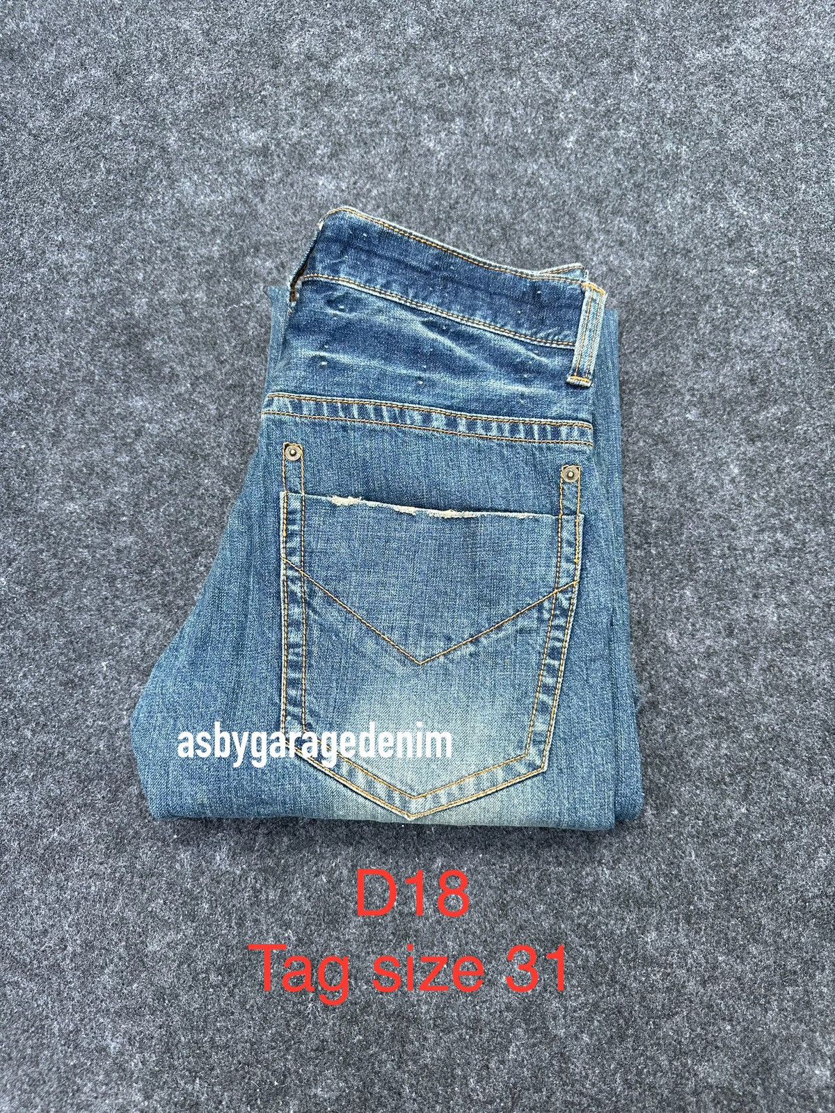 JACKROSE 90s Jackrose by Sanko.Co Flare Distressed Denim 31x33 D18 Size US 31 - 14 Thumbnail