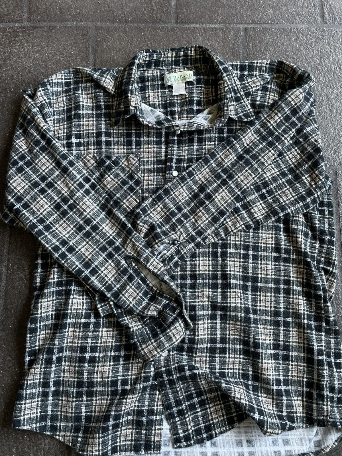 Haband Vintage Haband Black Flannel Size US L / EU 52-54 / 3 - 4 Thumbnail