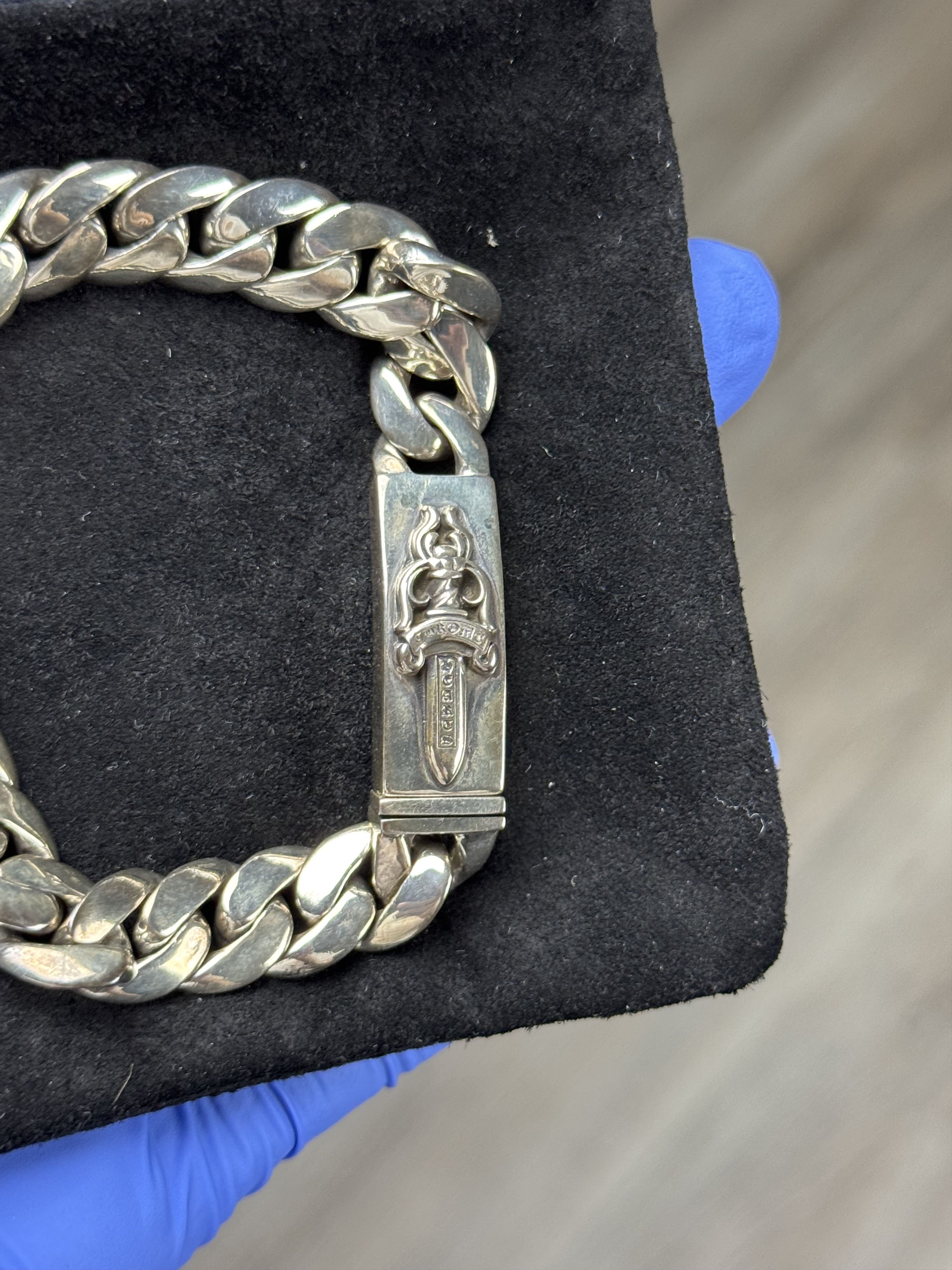 Chrome Hearts Chrome Hearts Small Dagger ID Bracelet 7in .925 Silver Size ONE SIZE - 20 Thumbnail