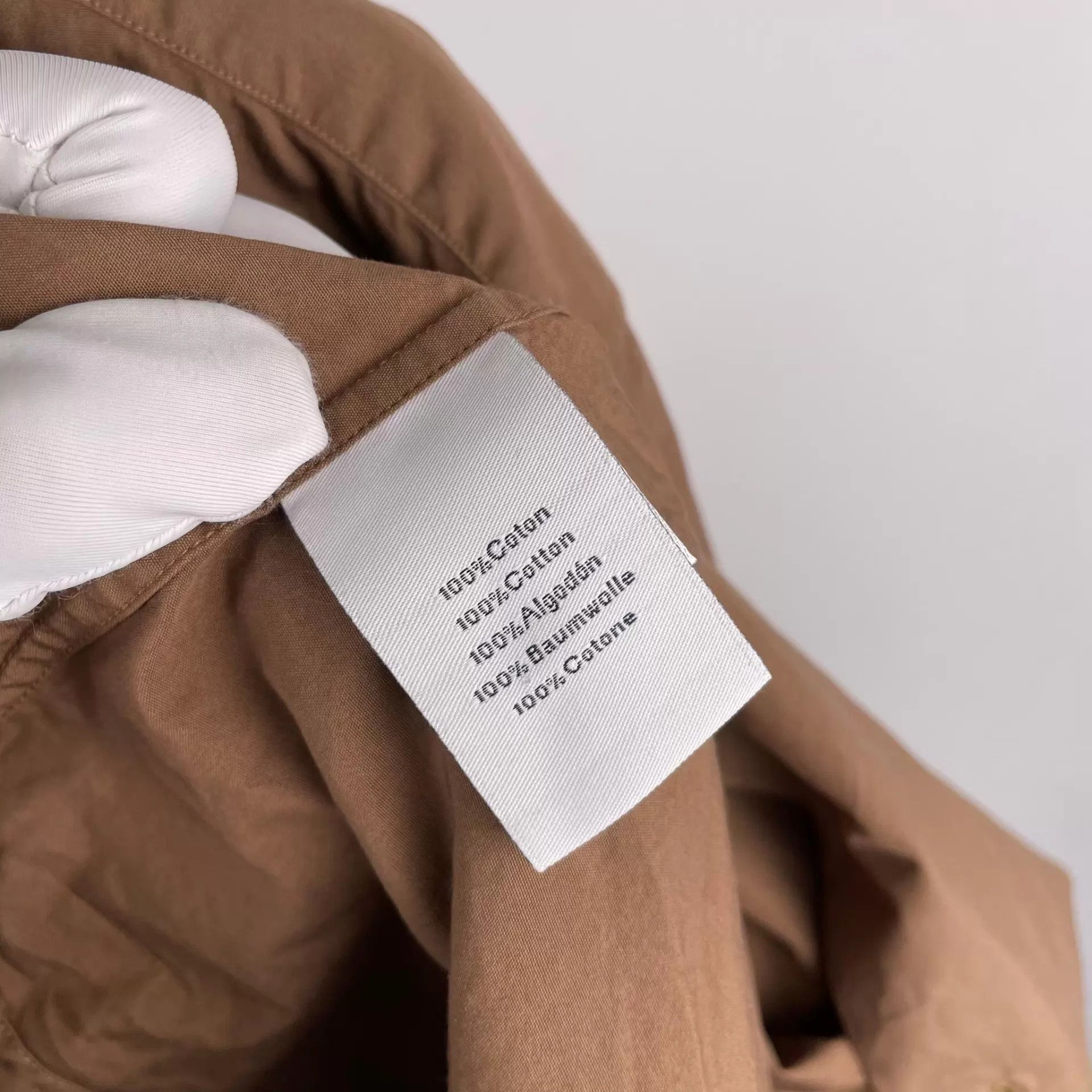Hermes Hermes Brown Shirt 42 Size US L / EU 52-54 / 3 - 4 Thumbnail