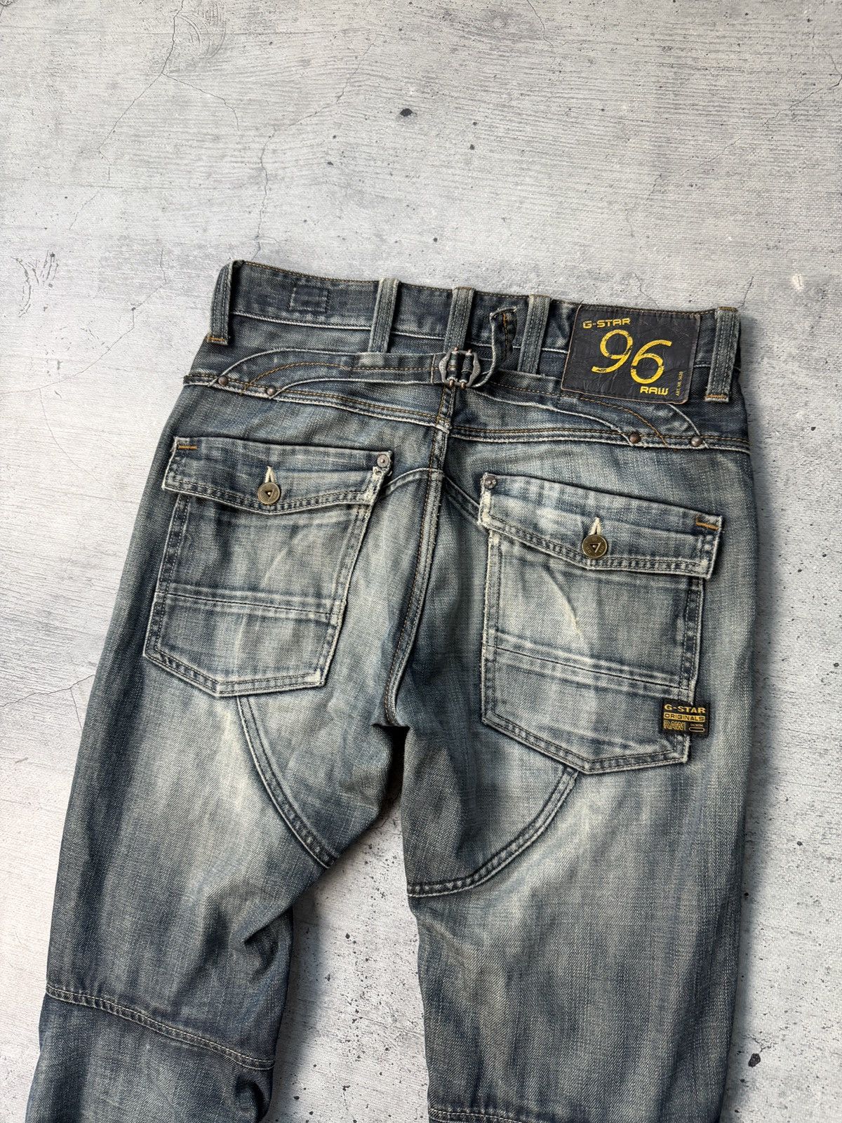 G-Star Rare Vintage G-Star Raw Denim Jeans Avant-Garde Y2K Size US 32 / EU 48 - 2 Thumbnail