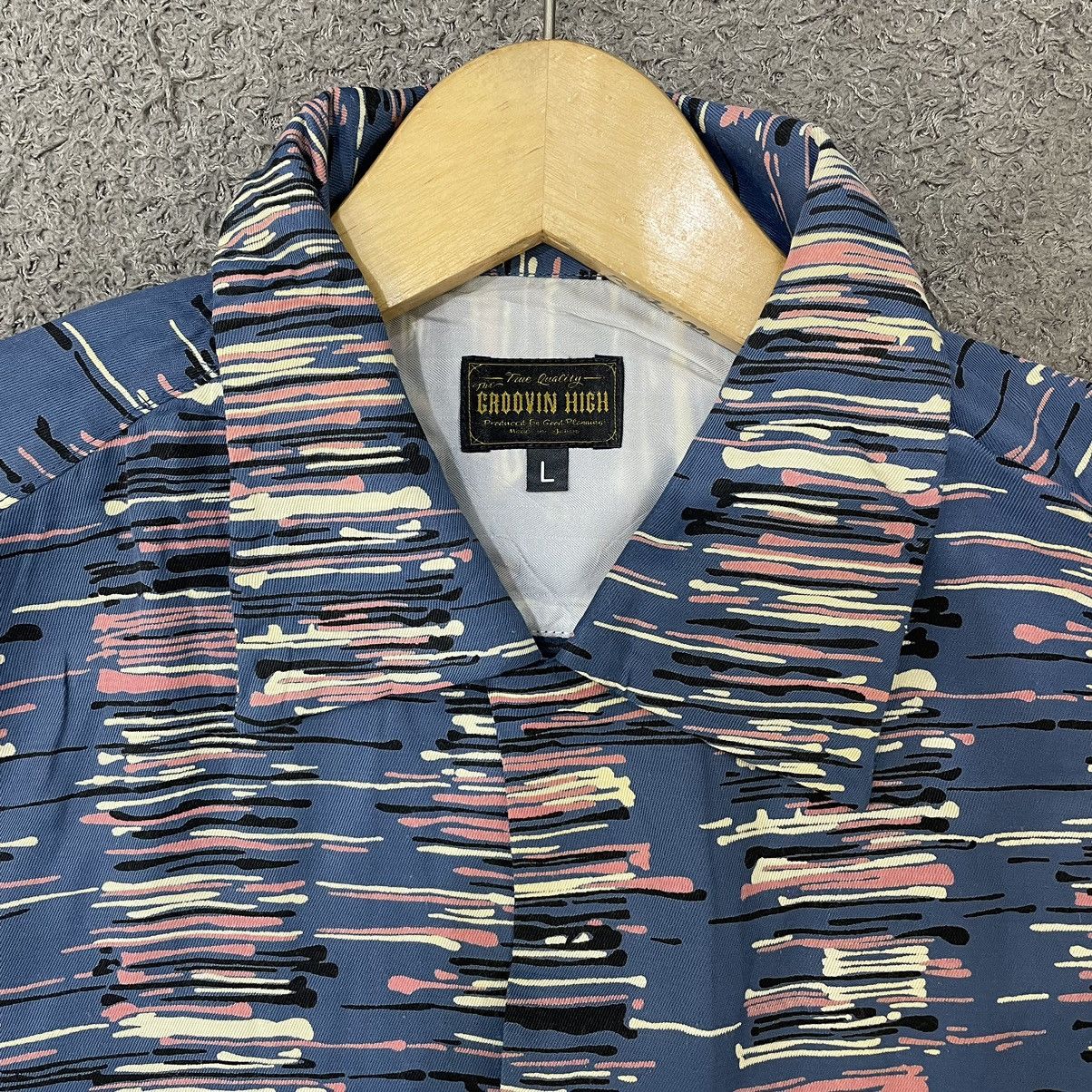 Japanese Brand × Vintage Rayon Shirts The Groovin High Japan Size US L / EU 52-54 / 3 - 3 Thumbnail