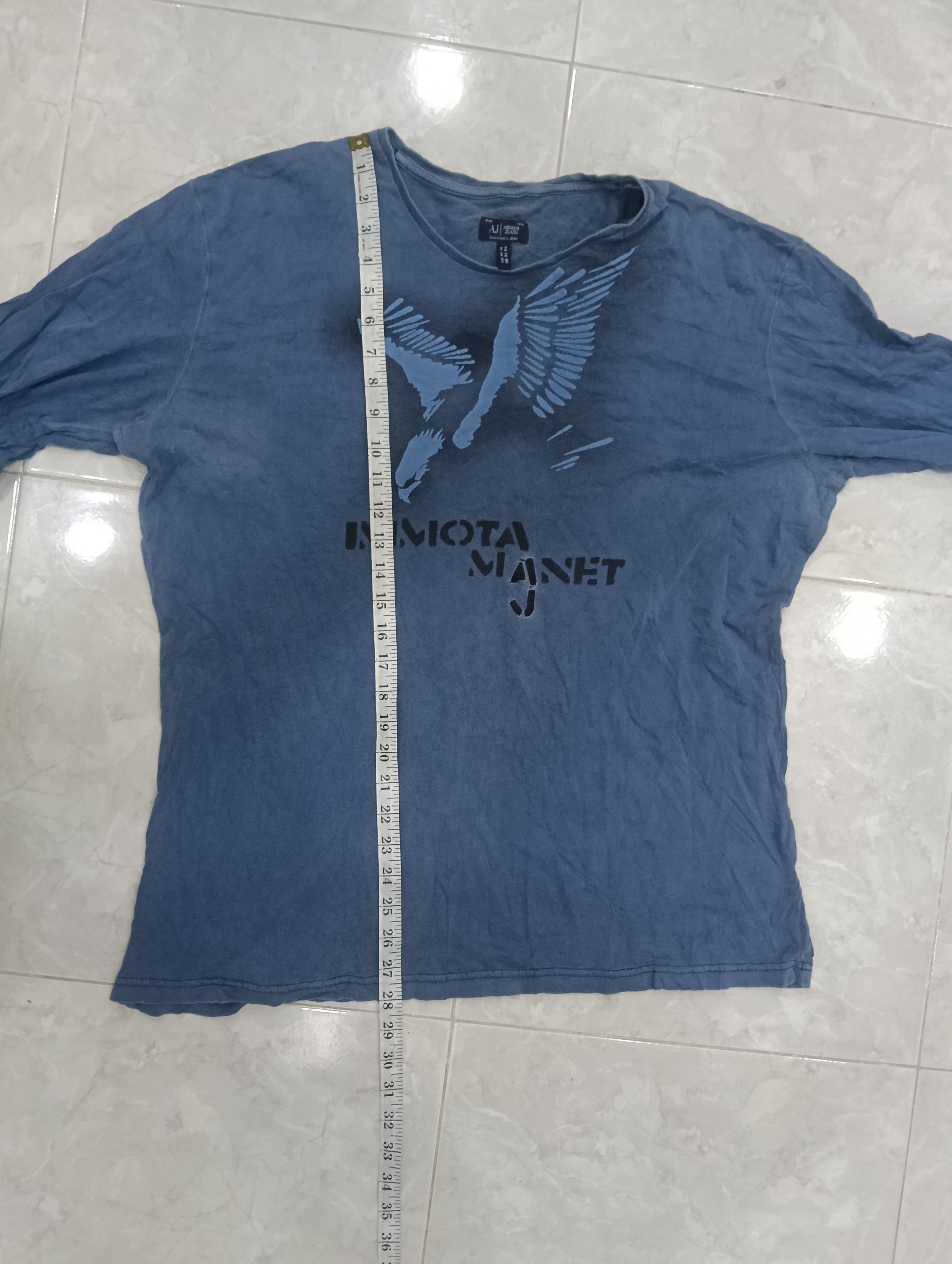 Armani Armani Jeans Long Sleeve Shirt Size US XL / EU 56 / 4 - 11 Thumbnail