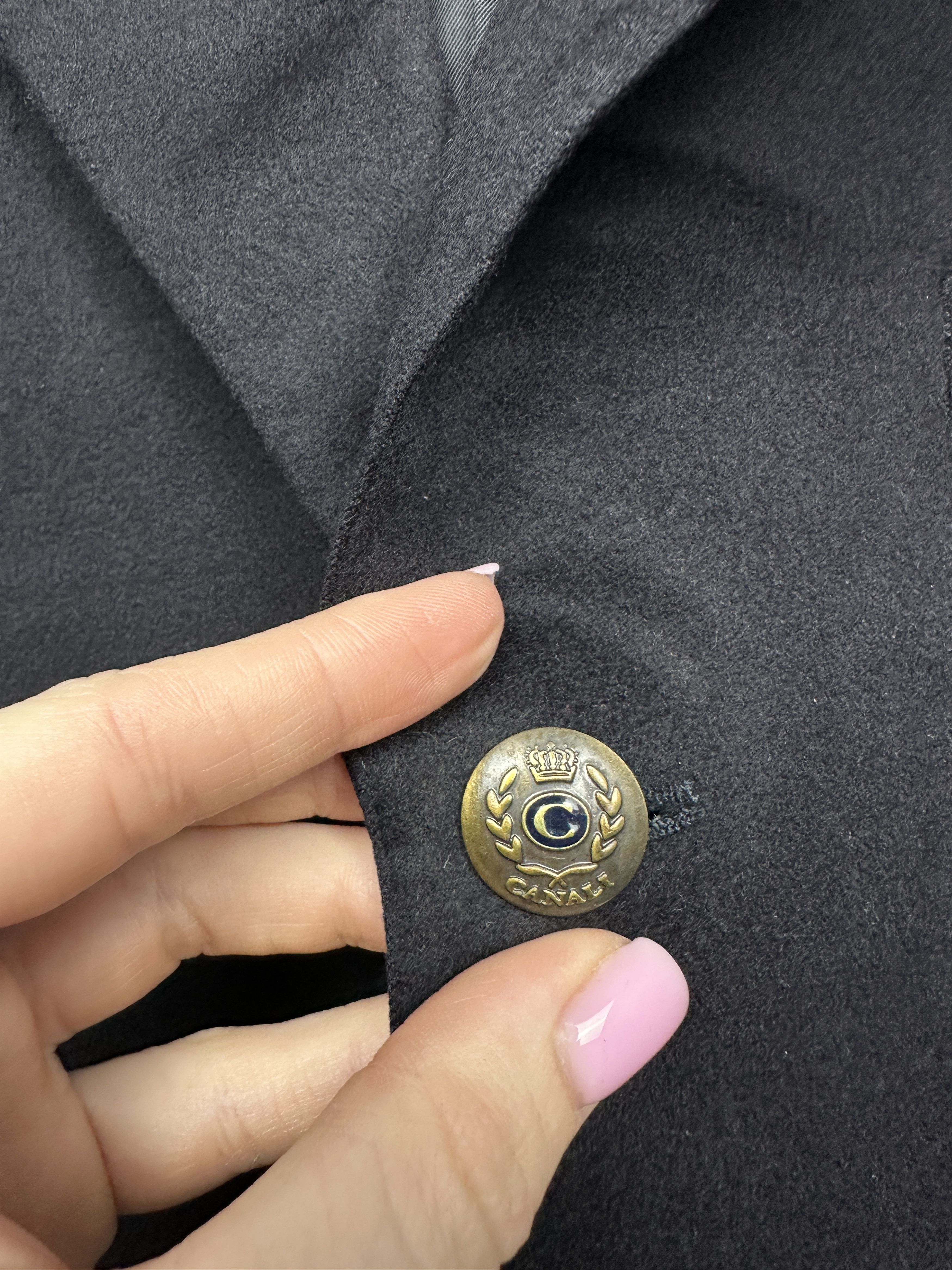Canali Canali Vintage Mens Cashmere Wool Blazer Jacket Size US L / EU 52-54 / 3 - 3 Thumbnail