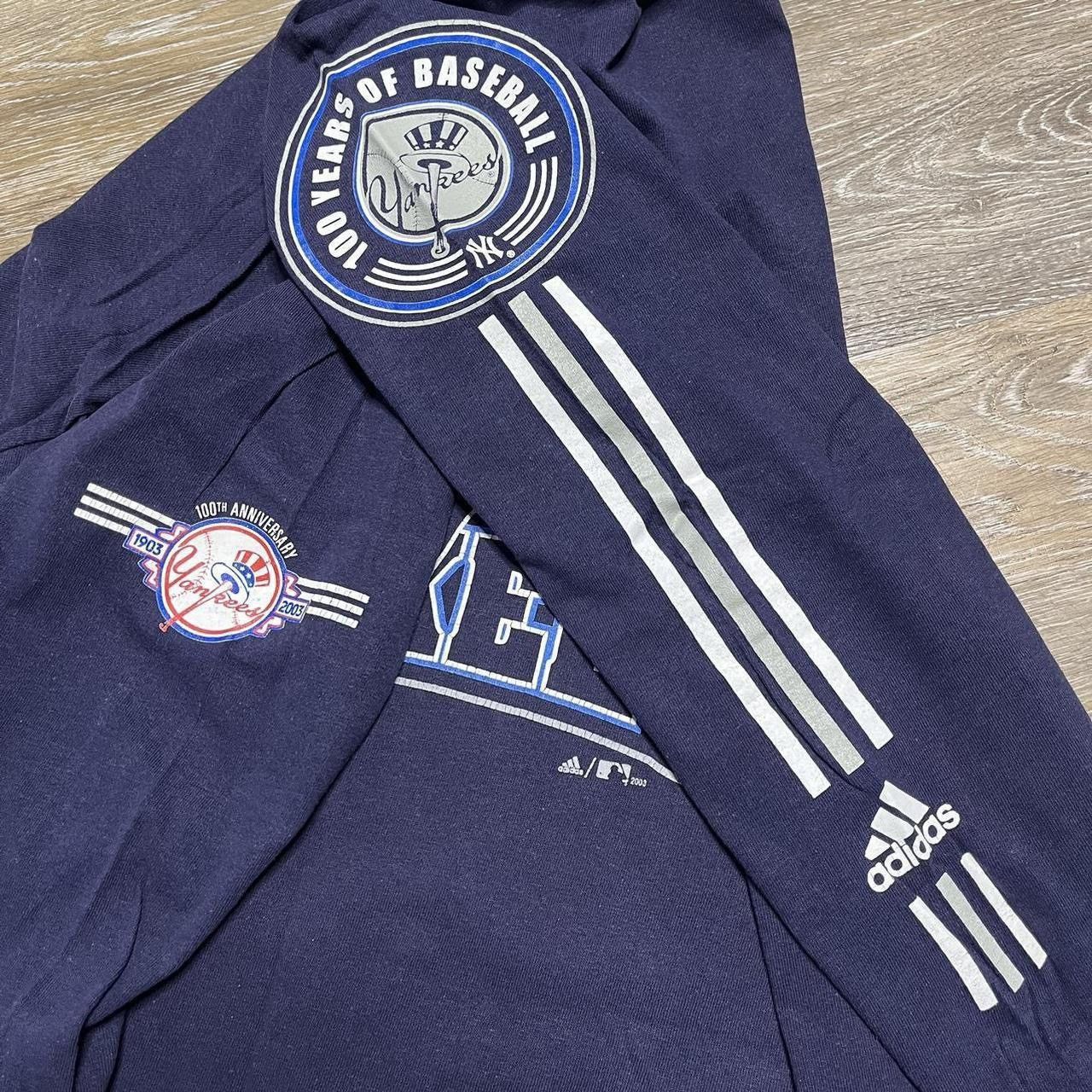 Adidas × New York Yankees × Vintage y2k yankees 100 years world series tee Size US L / EU 52-54 / 3 - 5 Thumbnail