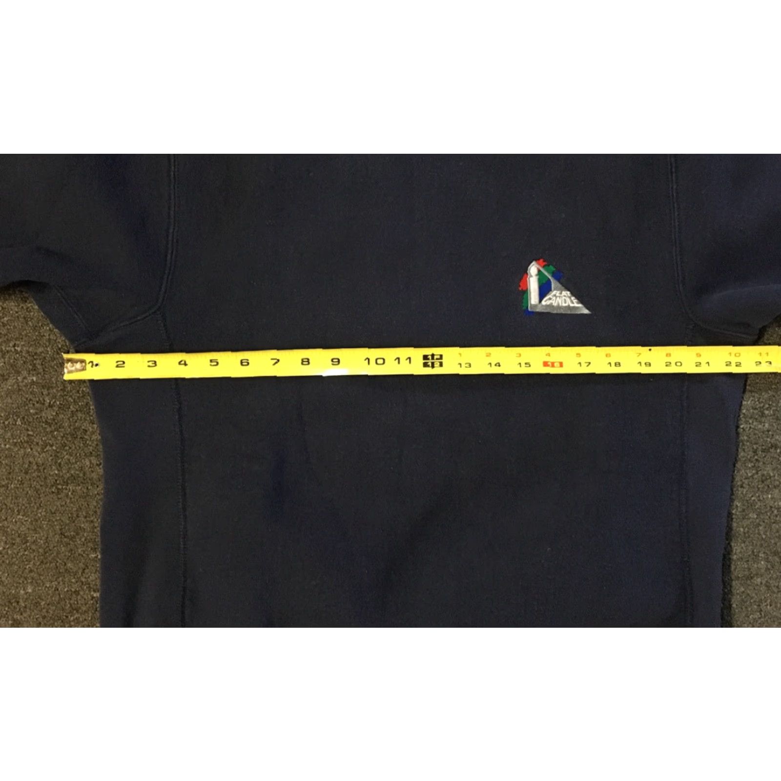 Lee VINTAGE Lee Sweatshirt L Navy Blue Reversible Flat Candles 90s 80s USA Track & Field Grunge PULLOVER Men Size US L / EU 52-54 / 3 - 6 Thumbnail