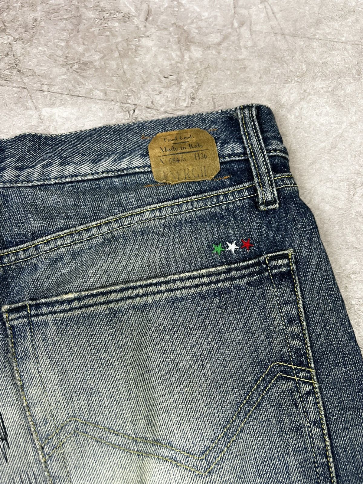 Energie × Pharrell × Sixty ENRARE >* Energie x Pharrel William Stone Wash Denim Jeans Size US 33 - 15 Thumbnail