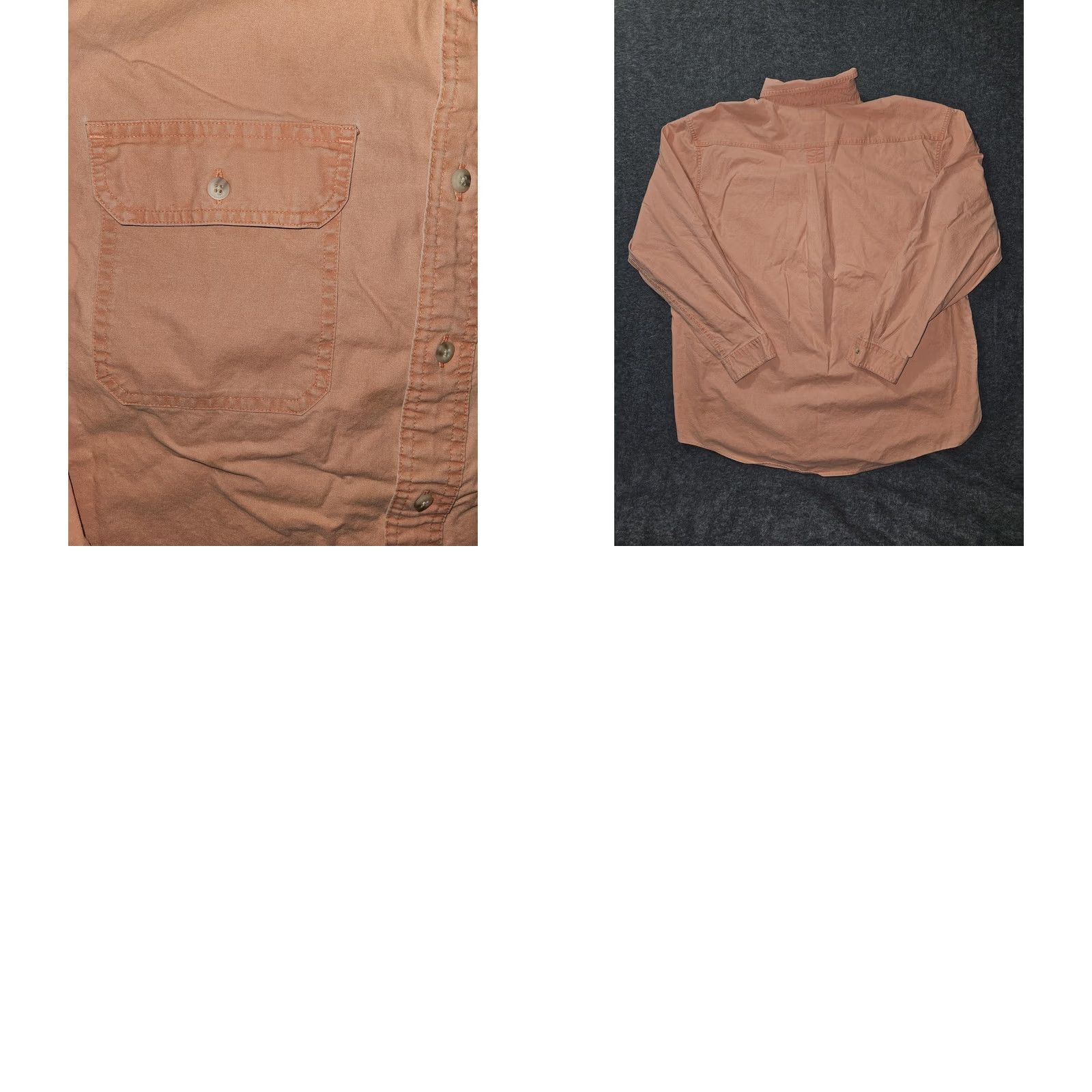 Vintage LL Bean Shirt Mens XL Orange Traditional Fit Button Down Pocket Outdoor Workwear Size US XL / EU 56 / 4 - 8 Thumbnail