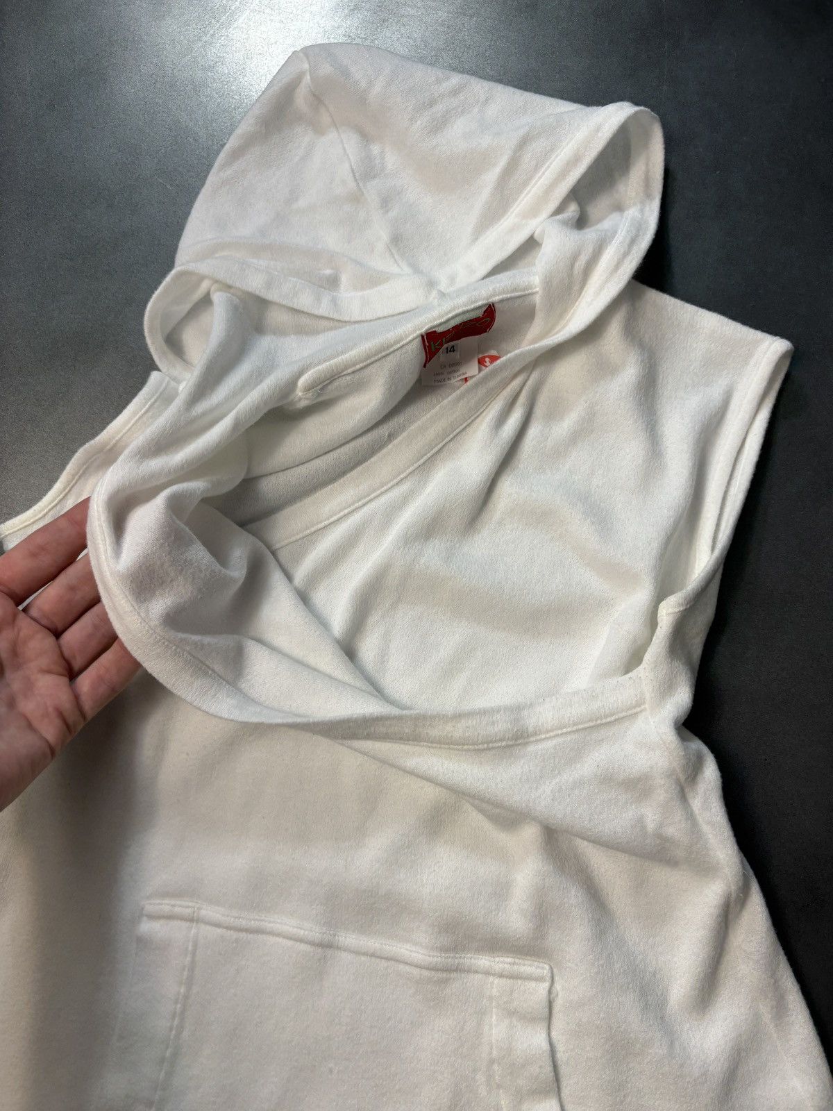 Kenzo × Vintage Vintage Kenzo Jungle Sleeveless Hoodie Y2K Sport Halter Top Size S / US 4 / IT 40 - 6 Thumbnail