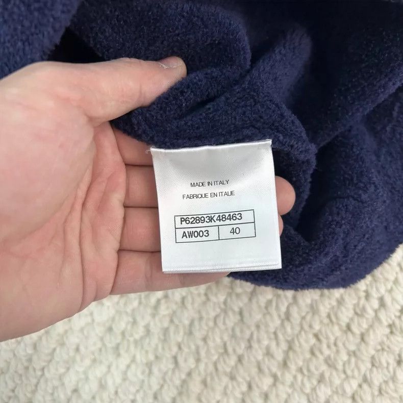 Chanel Chanel Dark blue towel chain cardigan coat Size S / US 4 / IT 40 - 5 Thumbnail