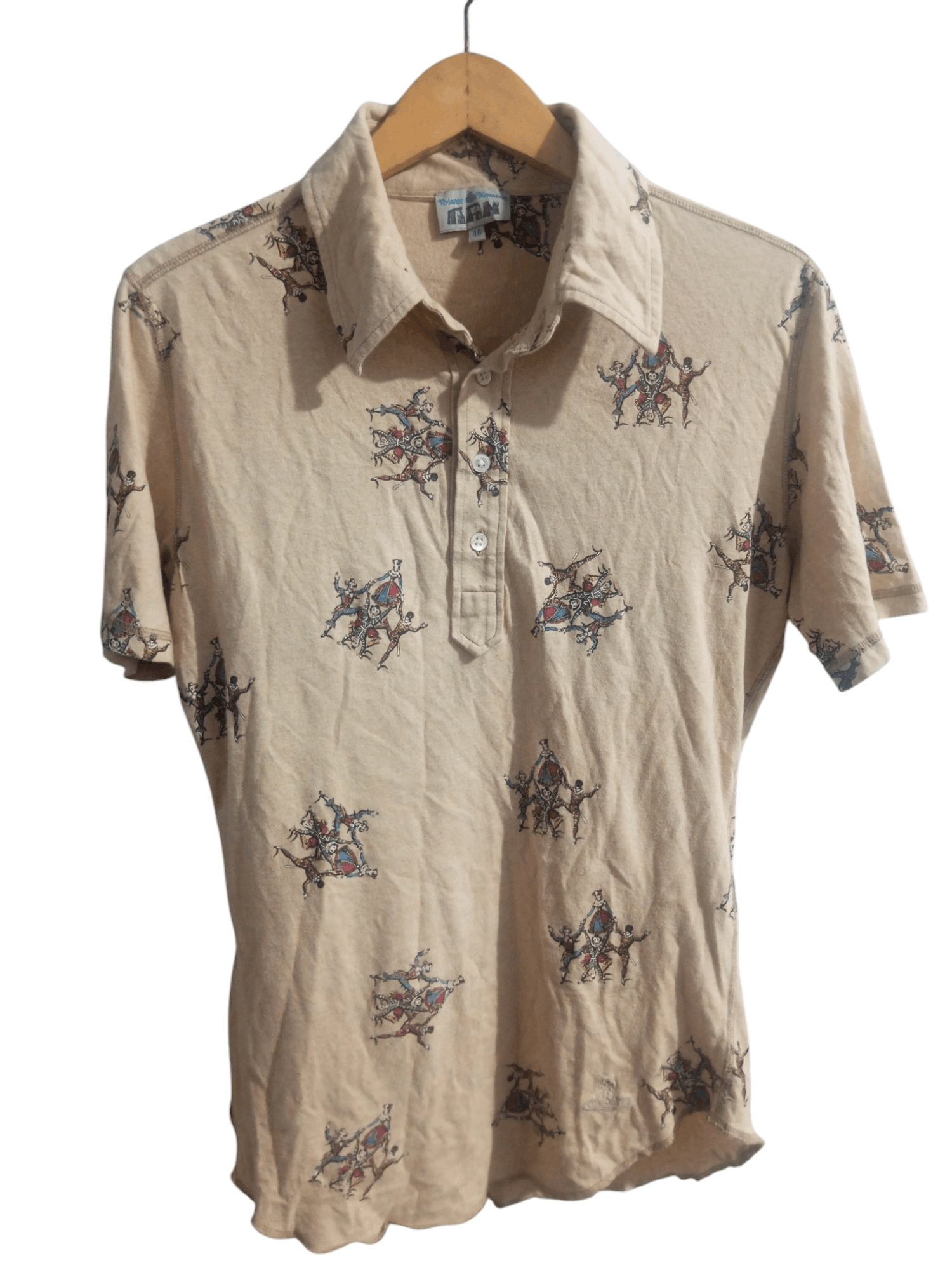 Vivienne Westwood Vintage Vivienne Westwood full print polo shirt Size US M / EU 48-50 / 2 - 4 Thumbnail