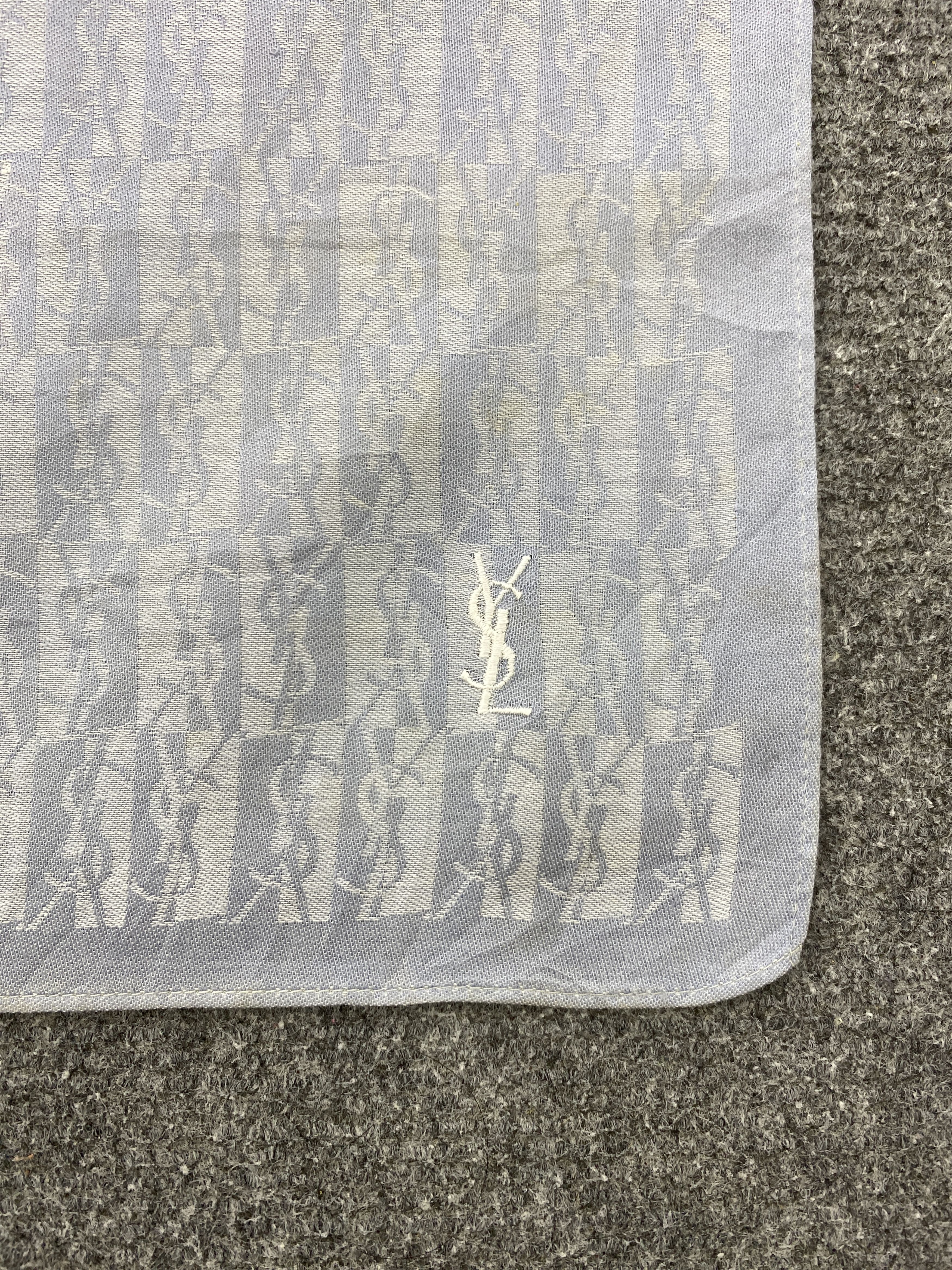 Vintage Yves Saint Laurent Handkerchief /Neckerchief HKC0695 Size ONE SIZE - 5 Thumbnail