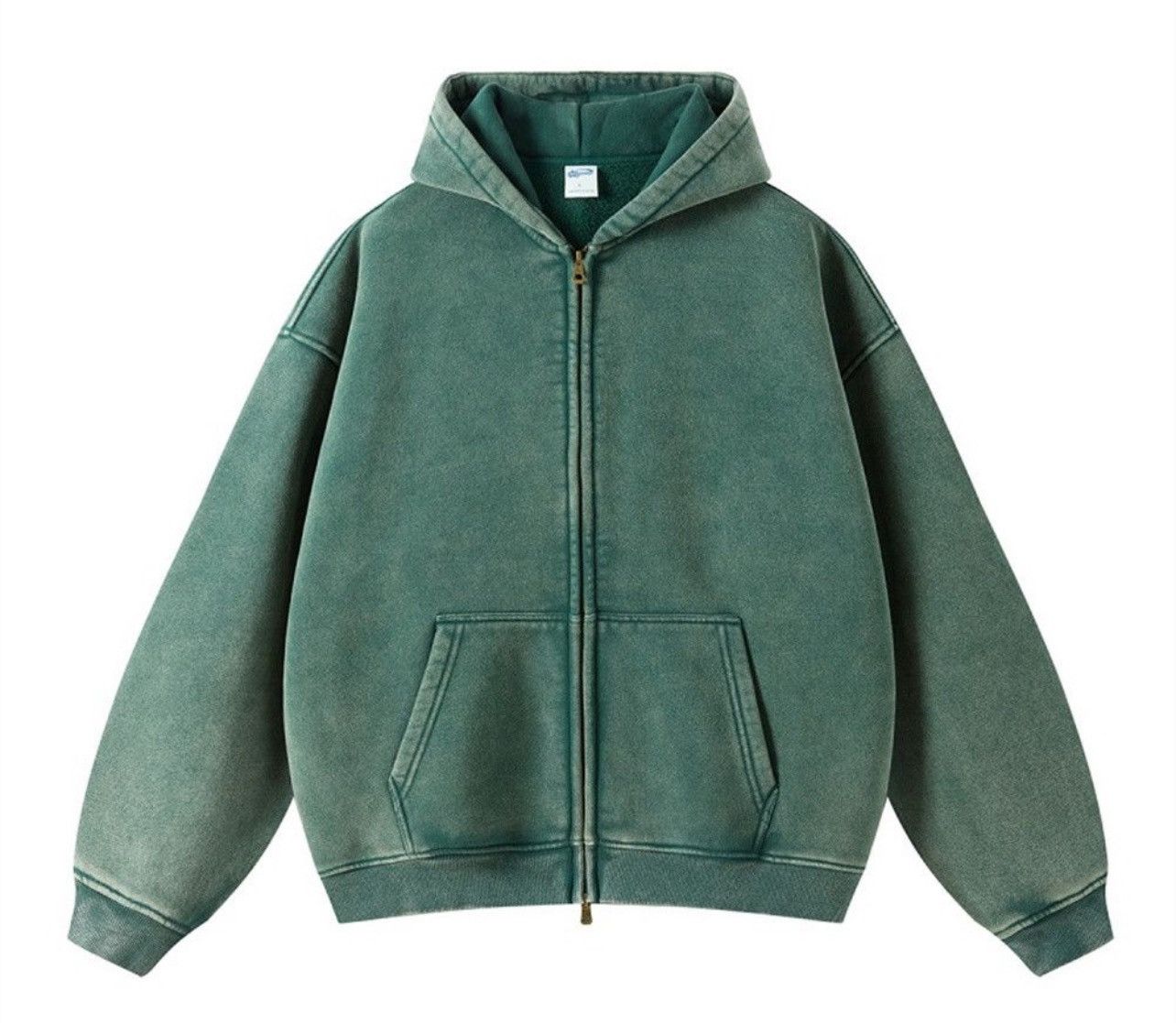 Other Washed Fleece Zippered Hoodie Size US M / EU 48-50 / 2 - 2 Thumbnail