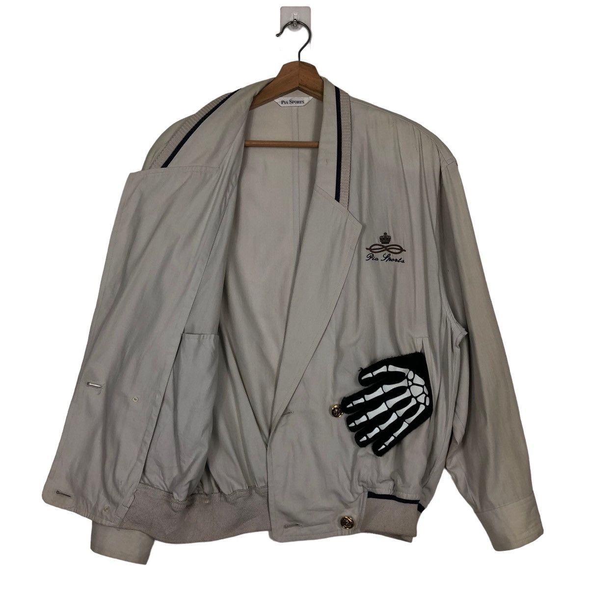 Japanese Brand 🔥90’s Vintage Cardigan Bomber Jacket Pia Sport Japan Size US M / EU 48-50 / 2 - 9 Thumbnail