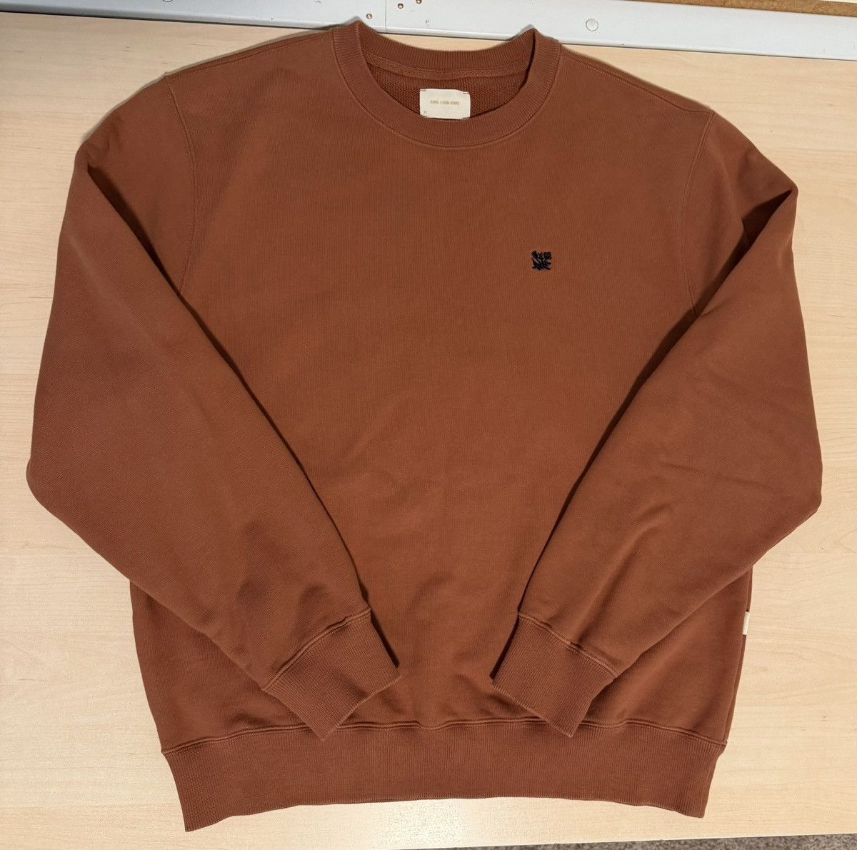 Aime Leon Dore Aime Leon Dore Crest Crewneck Sweatshirt Rustic Brown Size US XL / EU 56 / 4 - 1 Thumbnail