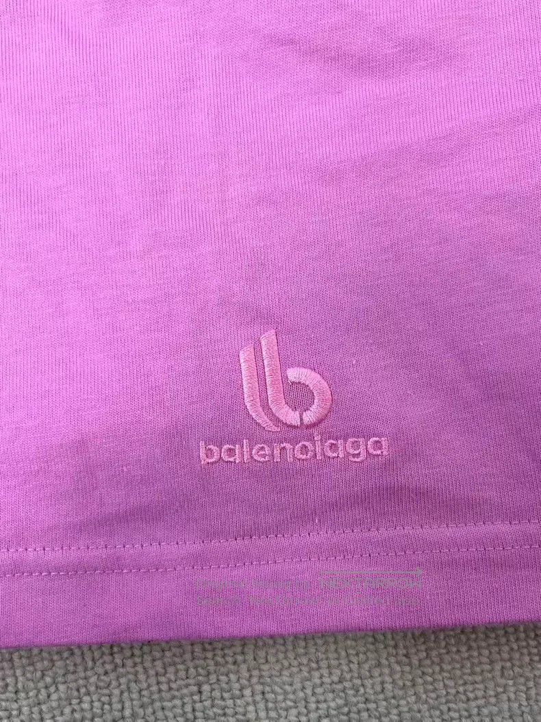 Balenciaga Balenciaga Letter Printed Round Neck Casual Five Quarter S Size US M / EU 48-50 / 2 - 3 Thumbnail