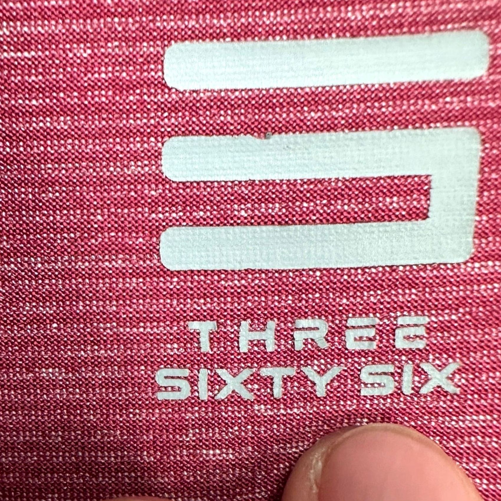 Vintage Three Sixty Six Mens Polo Shirt 3XL Magenta Stretch Logo Rugby Short Sleeve Golf Polo Adult Short Sleeve Mens Shirt Size US XXL / EU 58 / 5 - 4 Thumbnail
