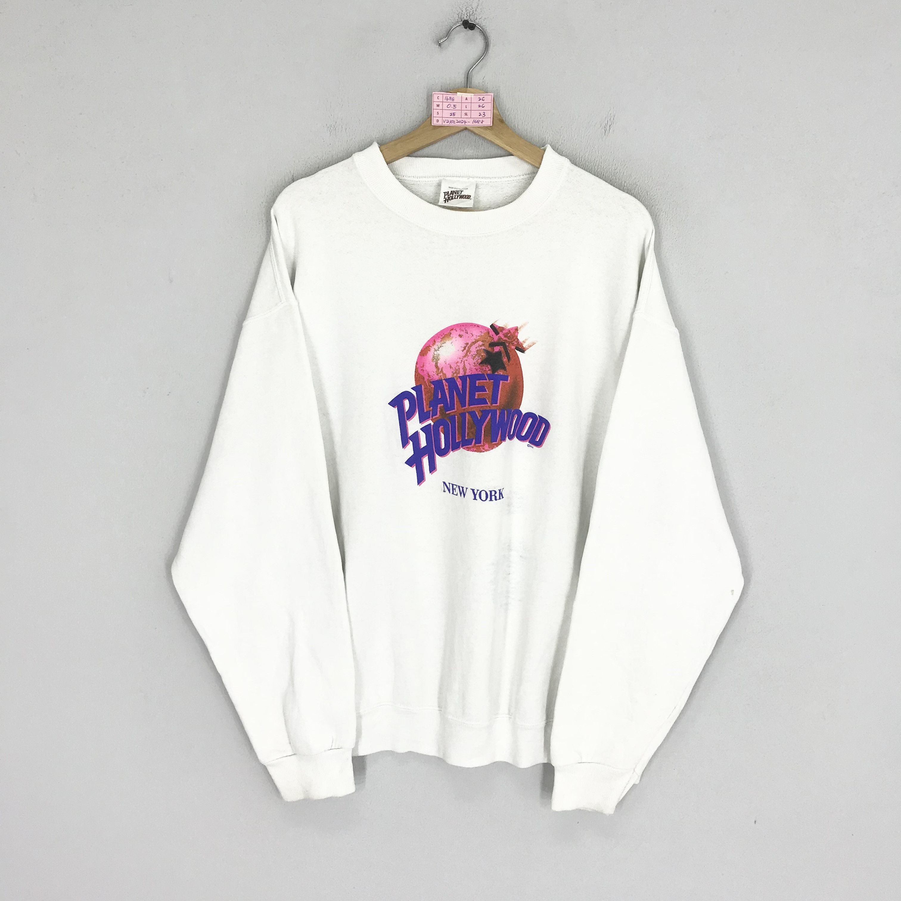 Planet Hollywood Vintage Planet Hollywood New York Big Logo Sweatshirts Size US XL / EU 56 / 4 - 1 Thumbnail