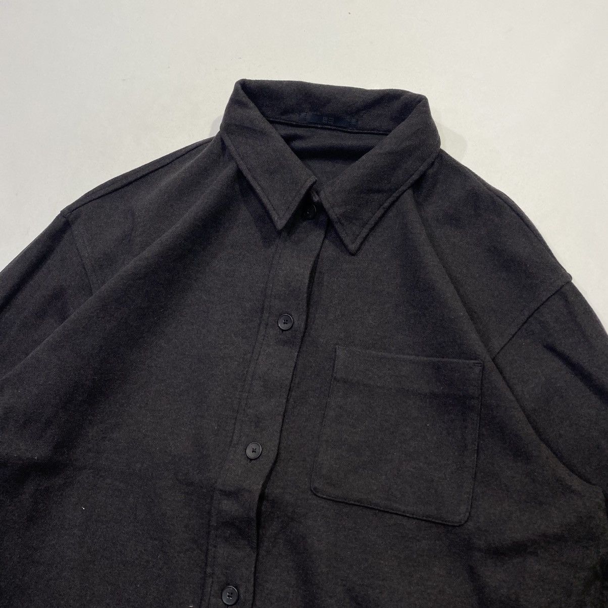 Uniqlo Uniqlo Wool Shirt Button Up Size US XL / EU 56 / 4 - 2 Thumbnail
