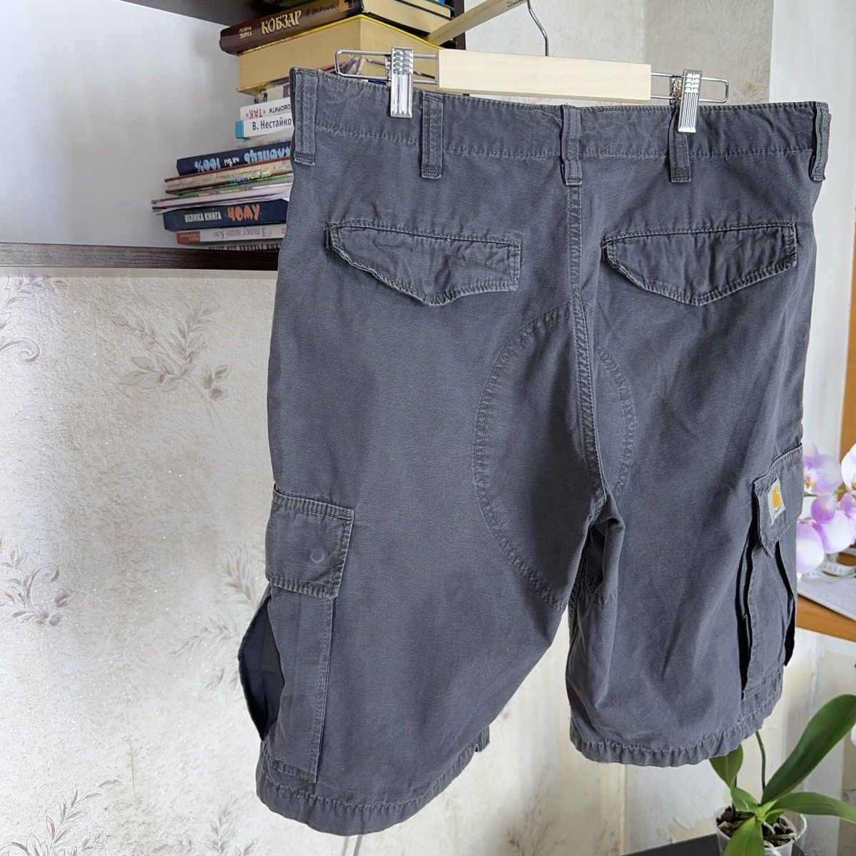 Carhartt × Carhartt Wip × Vintage 💥Vintage Carhartt WIP Baggy Regular Cargo Bermuda Shorts 90s Size US 34 / EU 50 - 5 Thumbnail