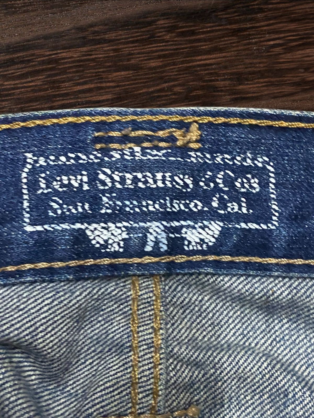 Levi's Vintage Levis Y2K Blue Wash Patches Distressed Loose Jeans Size US 32 / EU 48 - 17 Thumbnail
