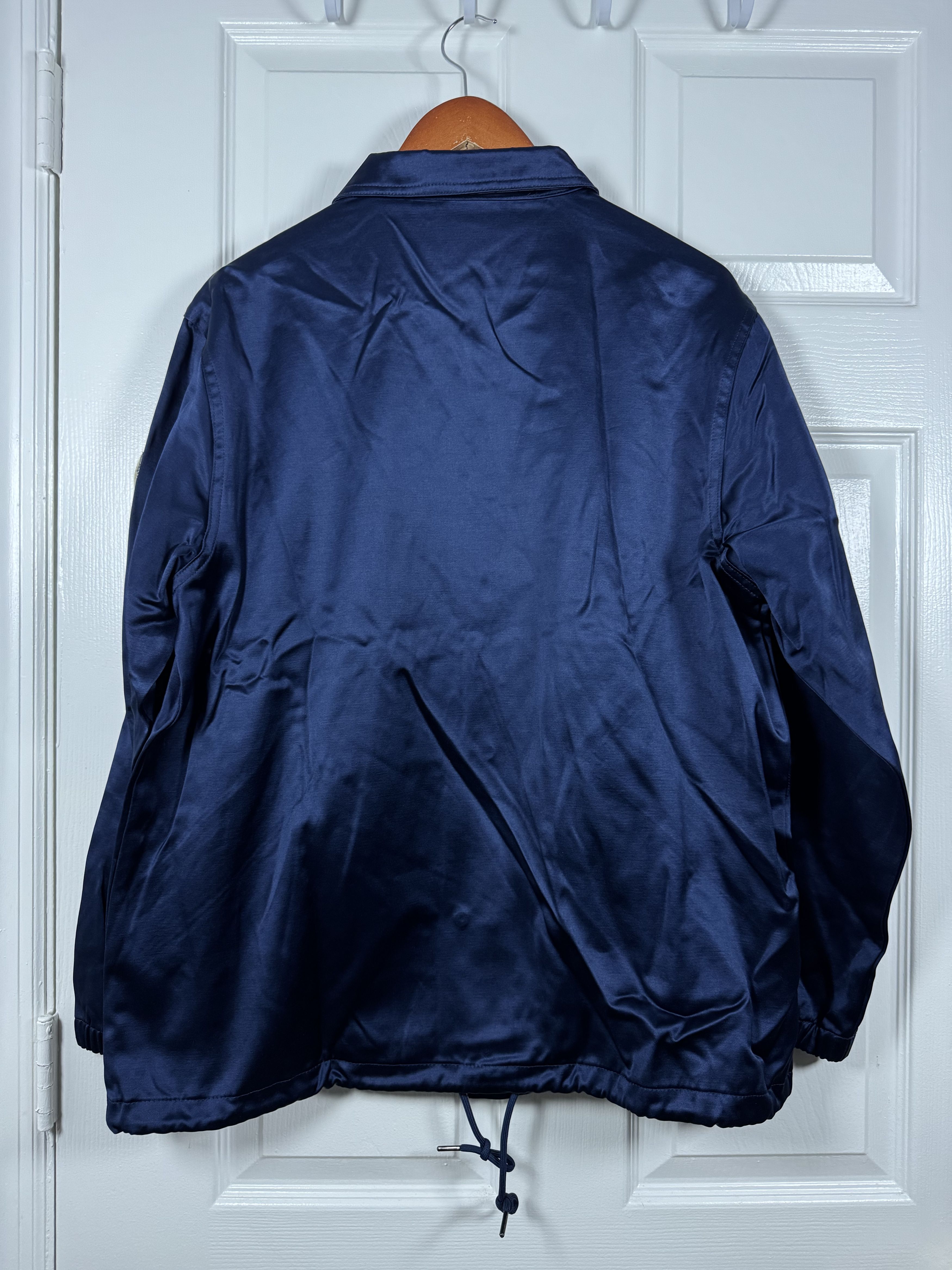 Ebbets Field Flannels New York Yankees 1946 Satin Windbreaker Jacket Navy Size US L / EU 52-54 / 3 - 4 Thumbnail