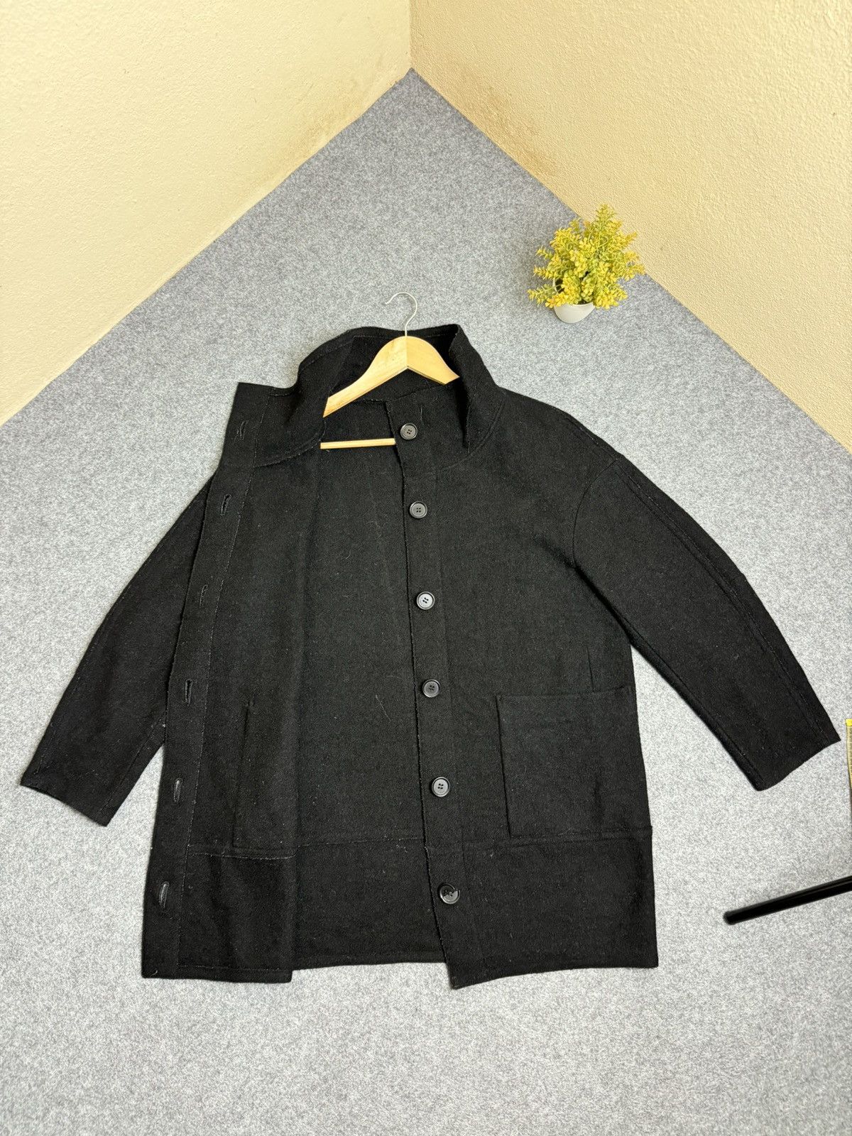 Calvin Klein Calvin Klein Wool Button Jacket Size US M / EU 48-50 / 2 - 16 Thumbnail