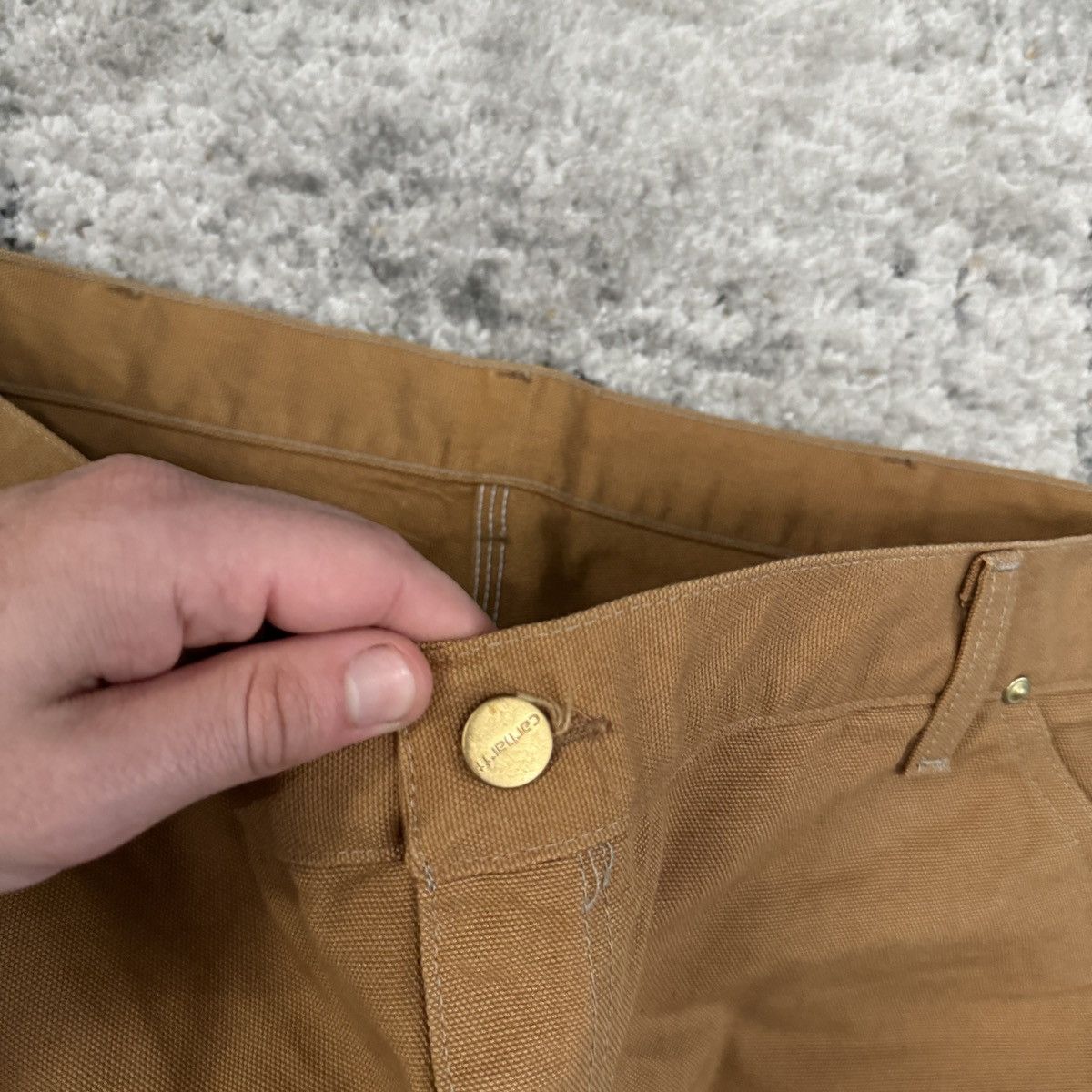 Carhartt × Vintage Essential Vintage 80s Carhartt double knees union made pants Size US 38 / EU 54 - 3 Thumbnail