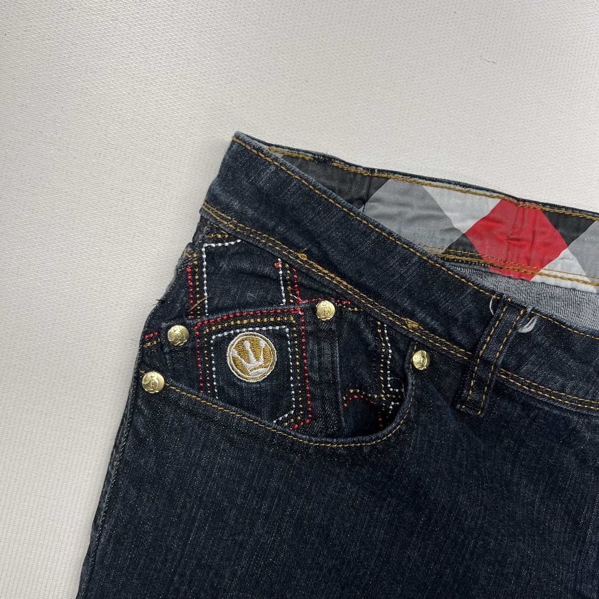 Pepe Jeans × Vintage VTG Pepe Jeans Blue Flared Bootcut London Pocket Patch Y2K Size 34" / US 12 / IT 48 - 6 Thumbnail