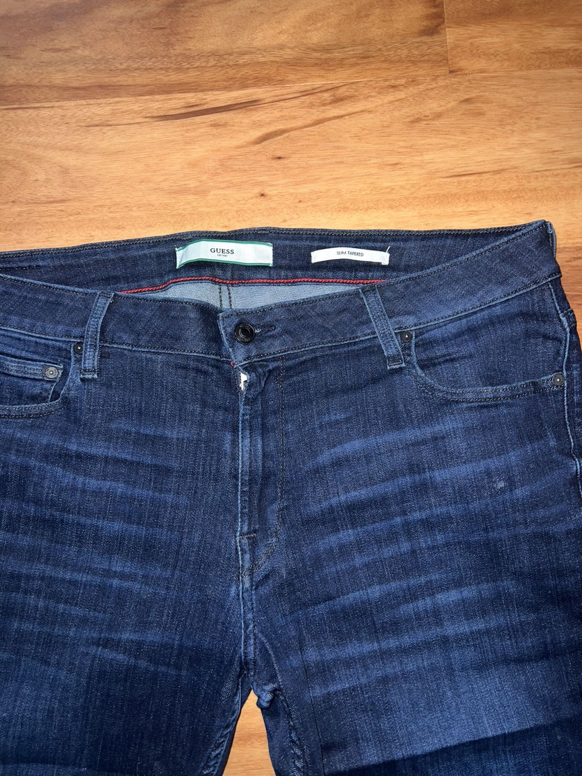 Guess Guess “Dark Wash” Denim Size US 38 / EU 54 - 3 Thumbnail