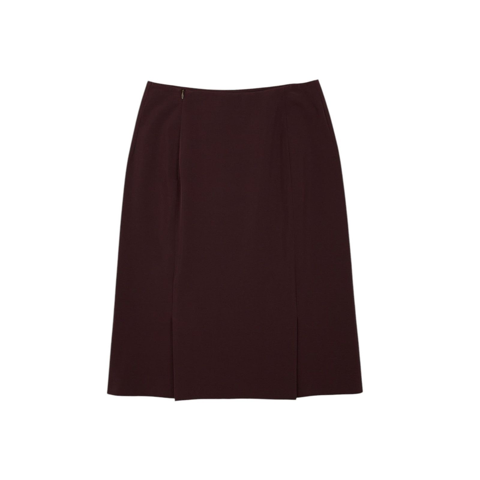 Prada Burgundy Nylon Skirt Size 28" / US 6 / IT 42 - 2 Thumbnail