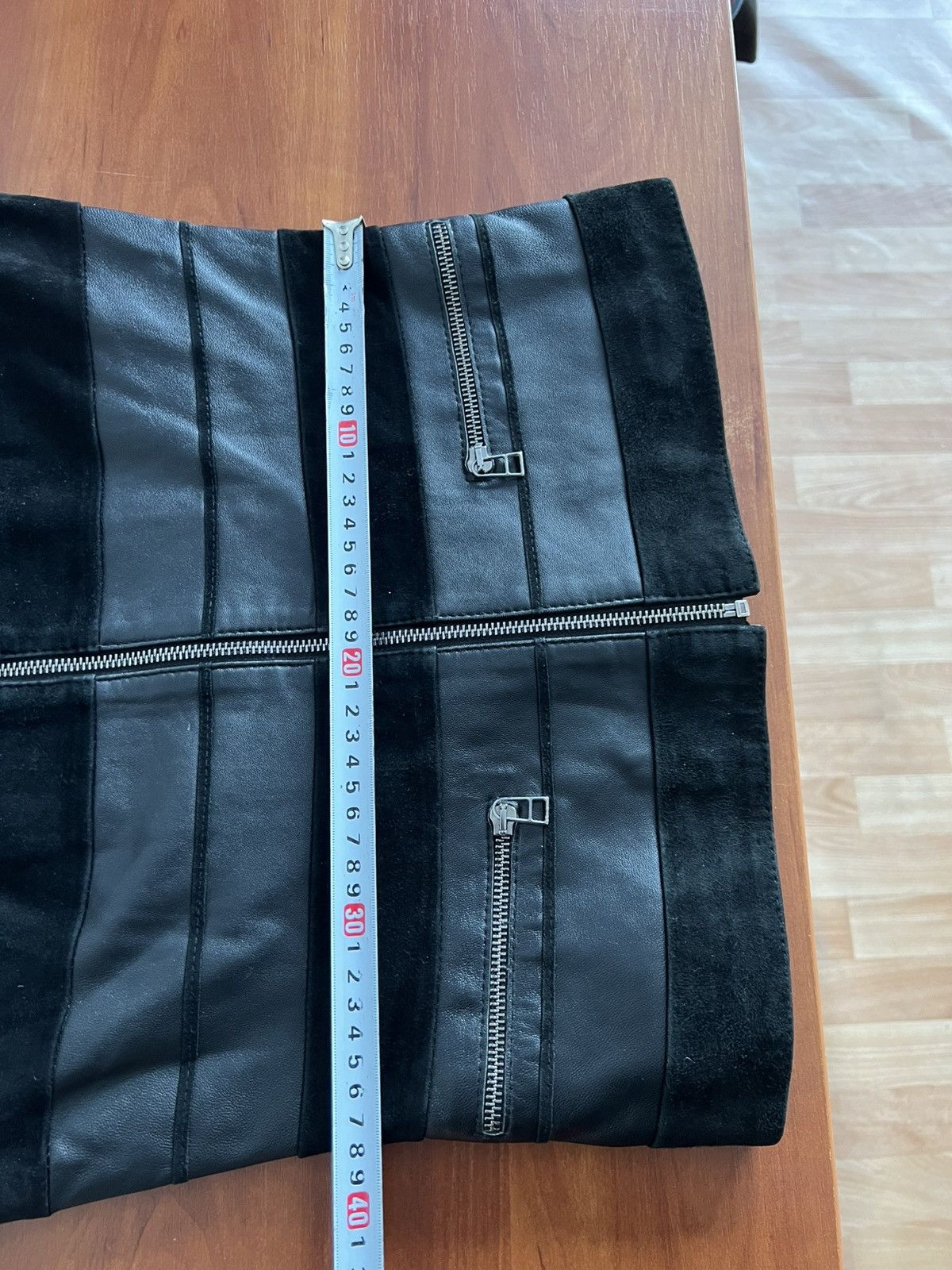 Lanvin AW 1990 RARE LANVIN ARCHIVAL BIKER LEATHER BLACK JACKET SZ S Size S / US 4 / IT 40 - 19 Thumbnail