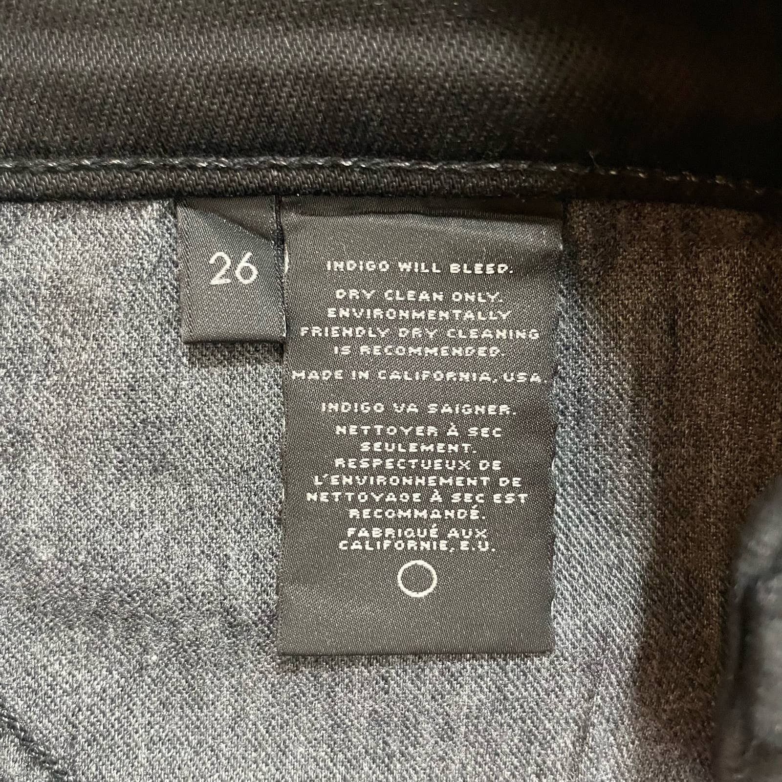 J Brand J Brand Black Super Skinny Coated Lacquer Jeans - Size 26 Size 26" / US 2 / IT 38 - 6 Thumbnail