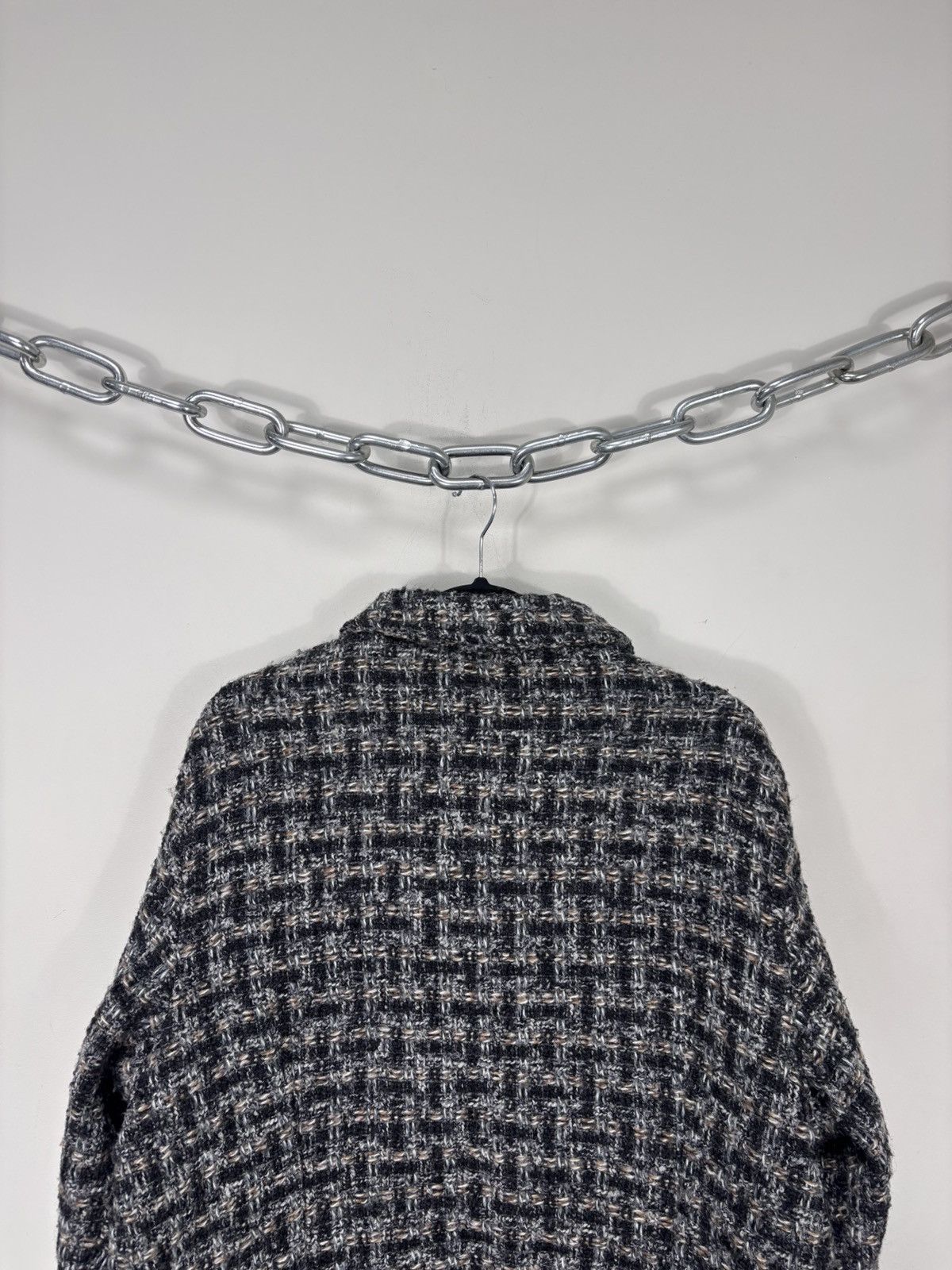Other Vintage Weave Of The Irish Women’s Wool Blend Tweed Jacket Size L / US 10 / IT 46 - 20 Thumbnail