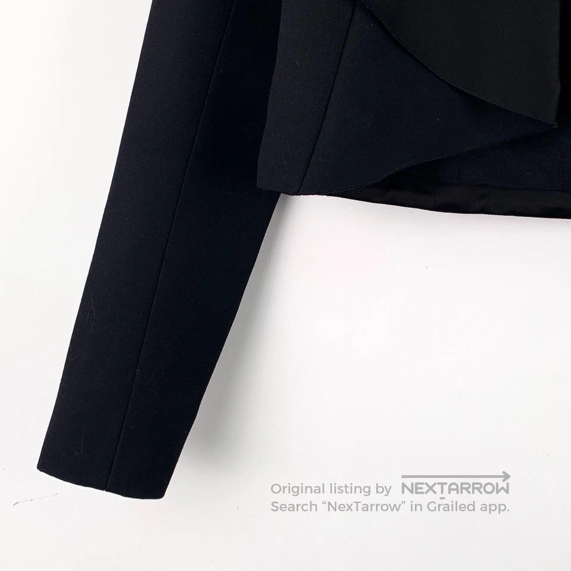 Balmain Balmain Black Wool Long-Sleeve Jacket. Size XS / US 0-2 / IT 36-38 - 4 Thumbnail