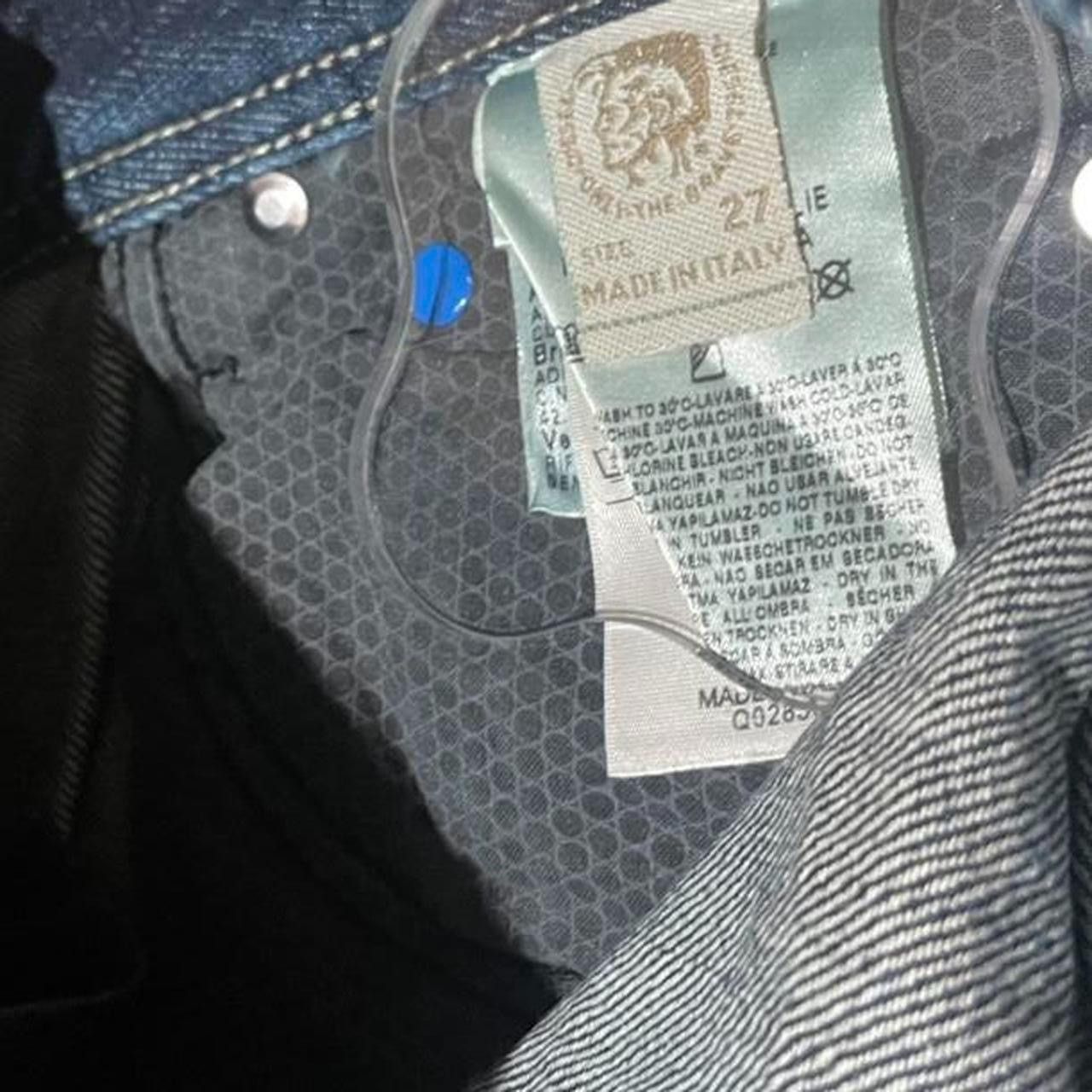 Diesel Rare DIESEL ADI-LARKEE dark indigo jeans 2009 made in Italy Size US 27 - 2 Thumbnail