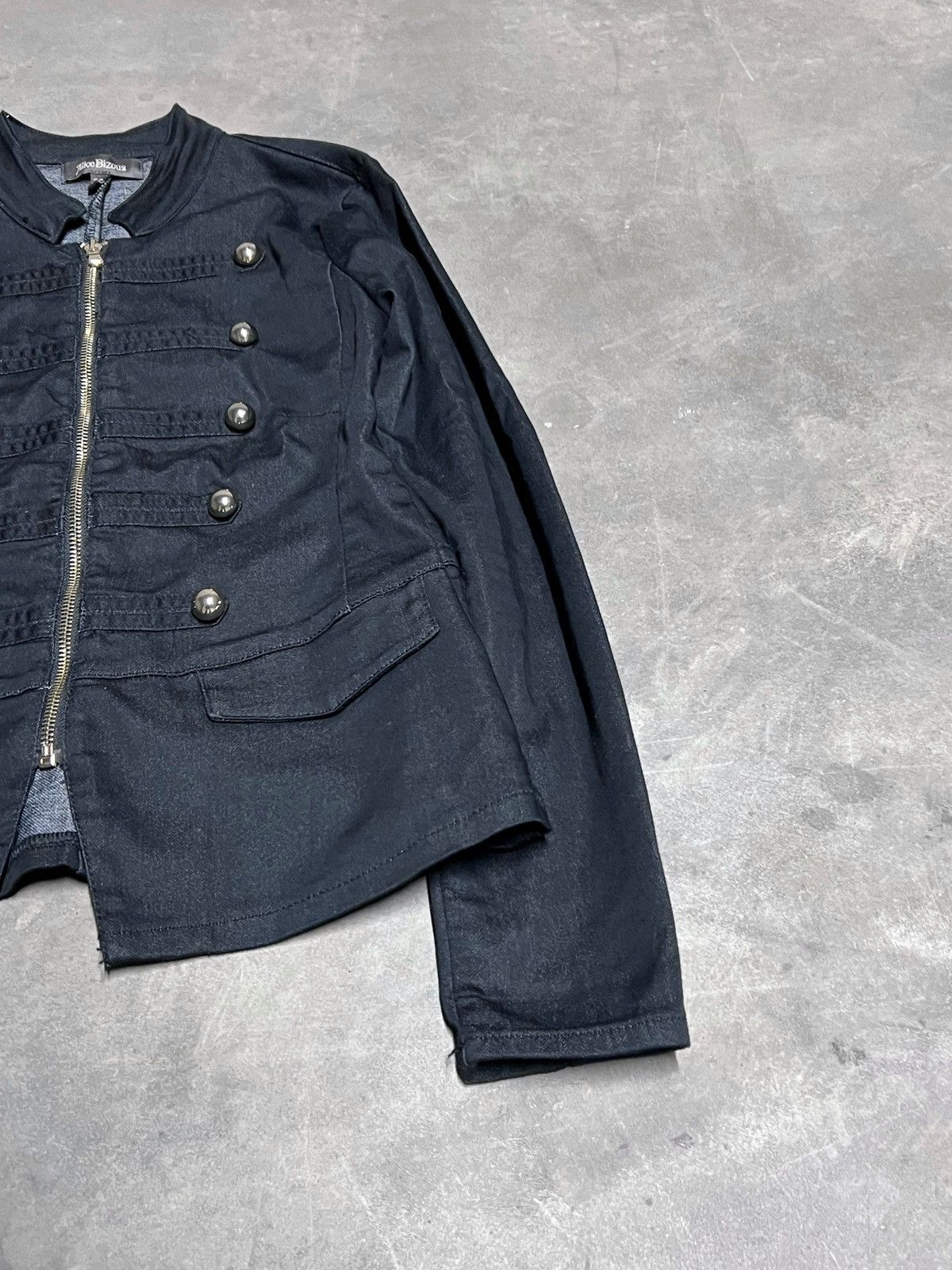 Hedi Slimane Napoleon Indie Sleaze Vintage Cropped Jacket Size M / US 6-8 / IT 42-44 - 3 Thumbnail