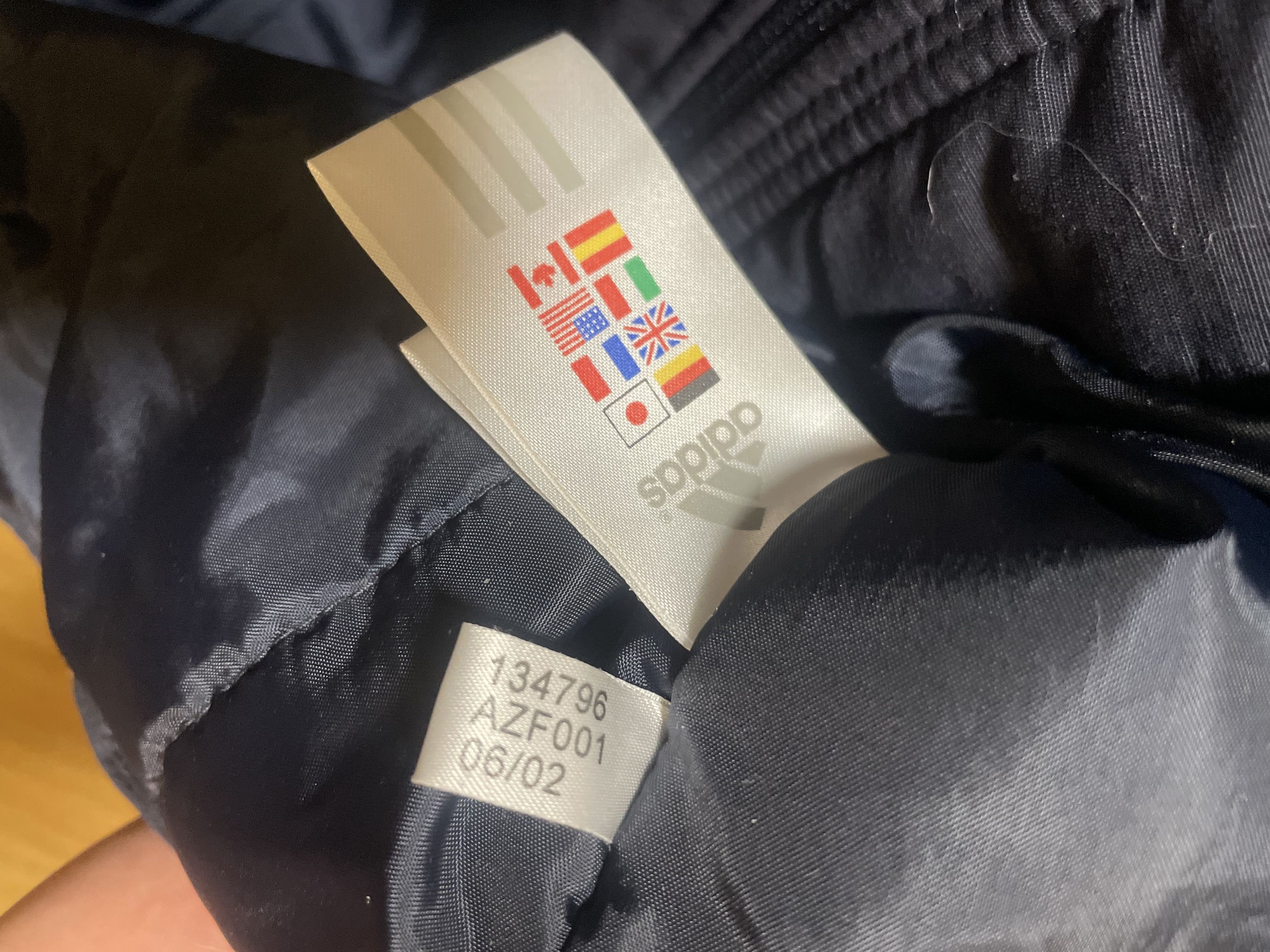 Adidas Adidas Vintage Navy Jacket Full Zip Minimal Size US XS / EU 42 / 0 - 3 Thumbnail