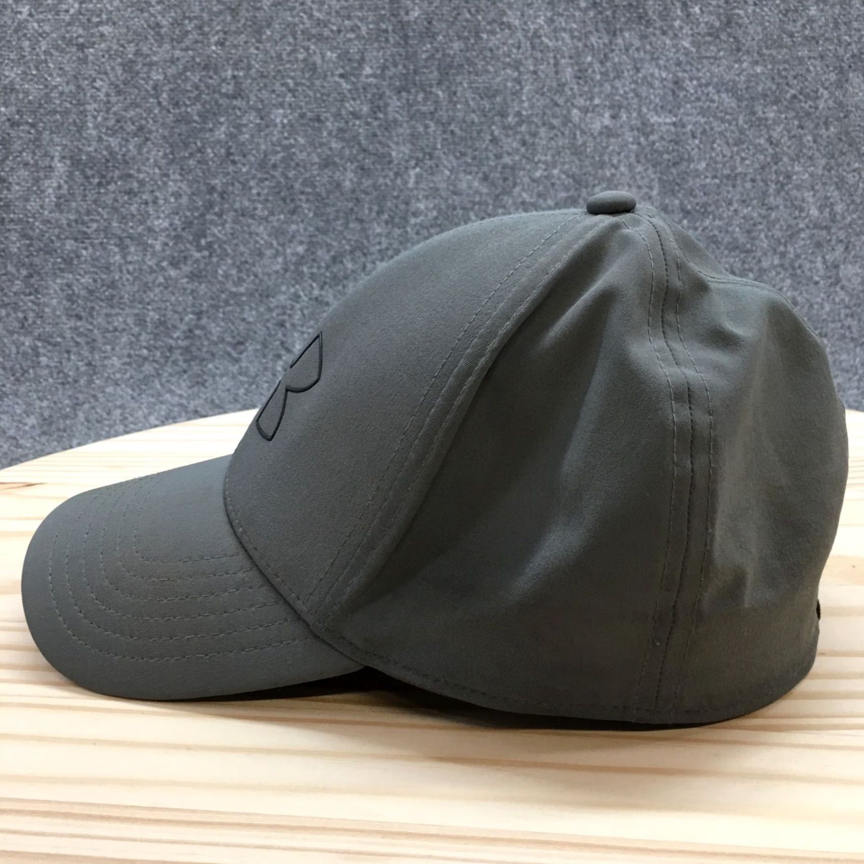 Under Armour Under Armour Baseball Cap Mens Gray M/L Fitted Classic Logo Size ONE SIZE - 5 Thumbnail