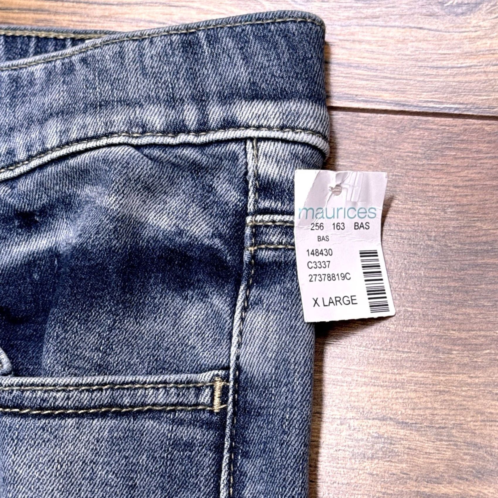 Vintage Maurices M Jeans Jegging Womens Extra Large Super High Rise Stretch New Size 40" / US 18 - 4 Thumbnail