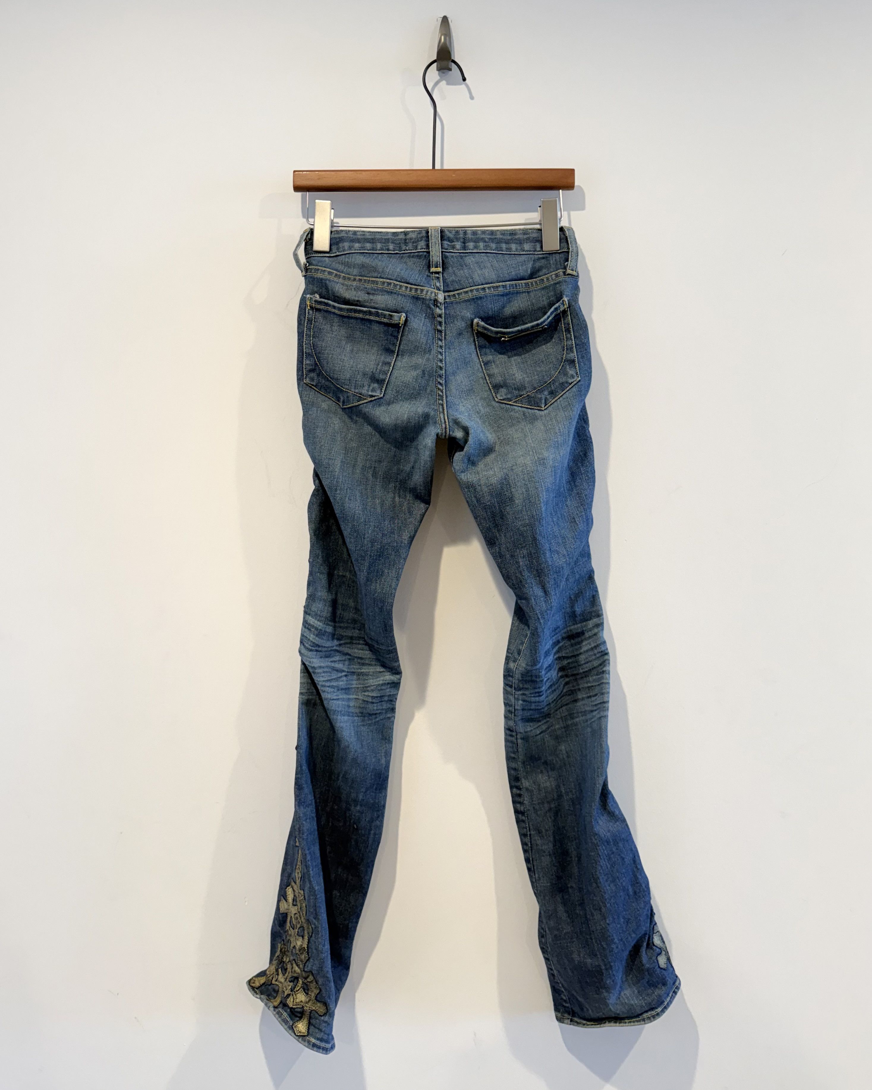 Chrome Hearts Chrome Hearts Gold Leather Patches Jeans Denim Size US 26 / EU 42 - 6 Thumbnail