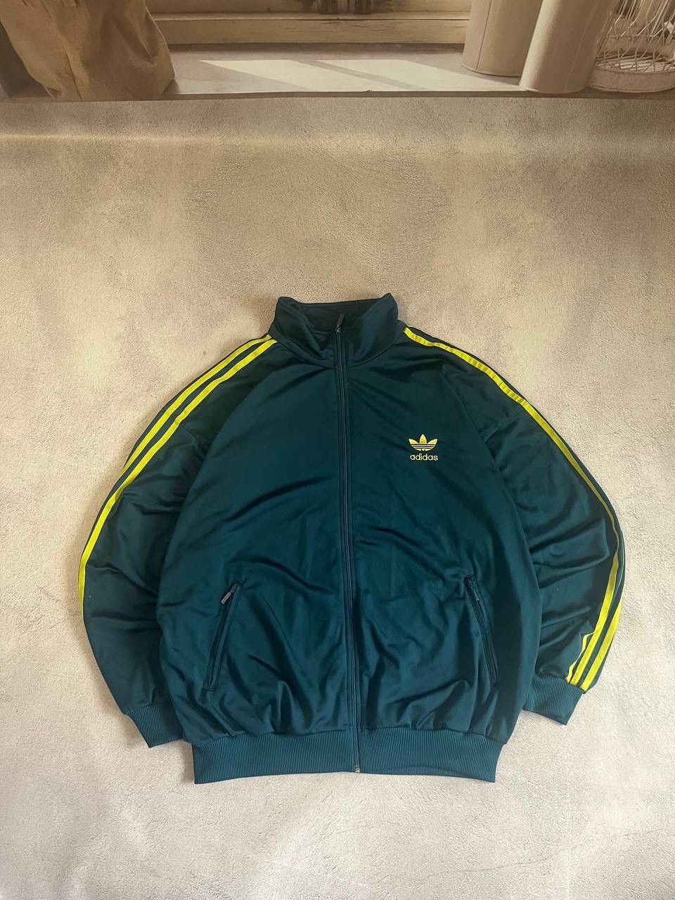 Adidas × Vintage Adidas distressed futuristic sweatshirt Size US XL / EU 56 / 4 - 1 Thumbnail