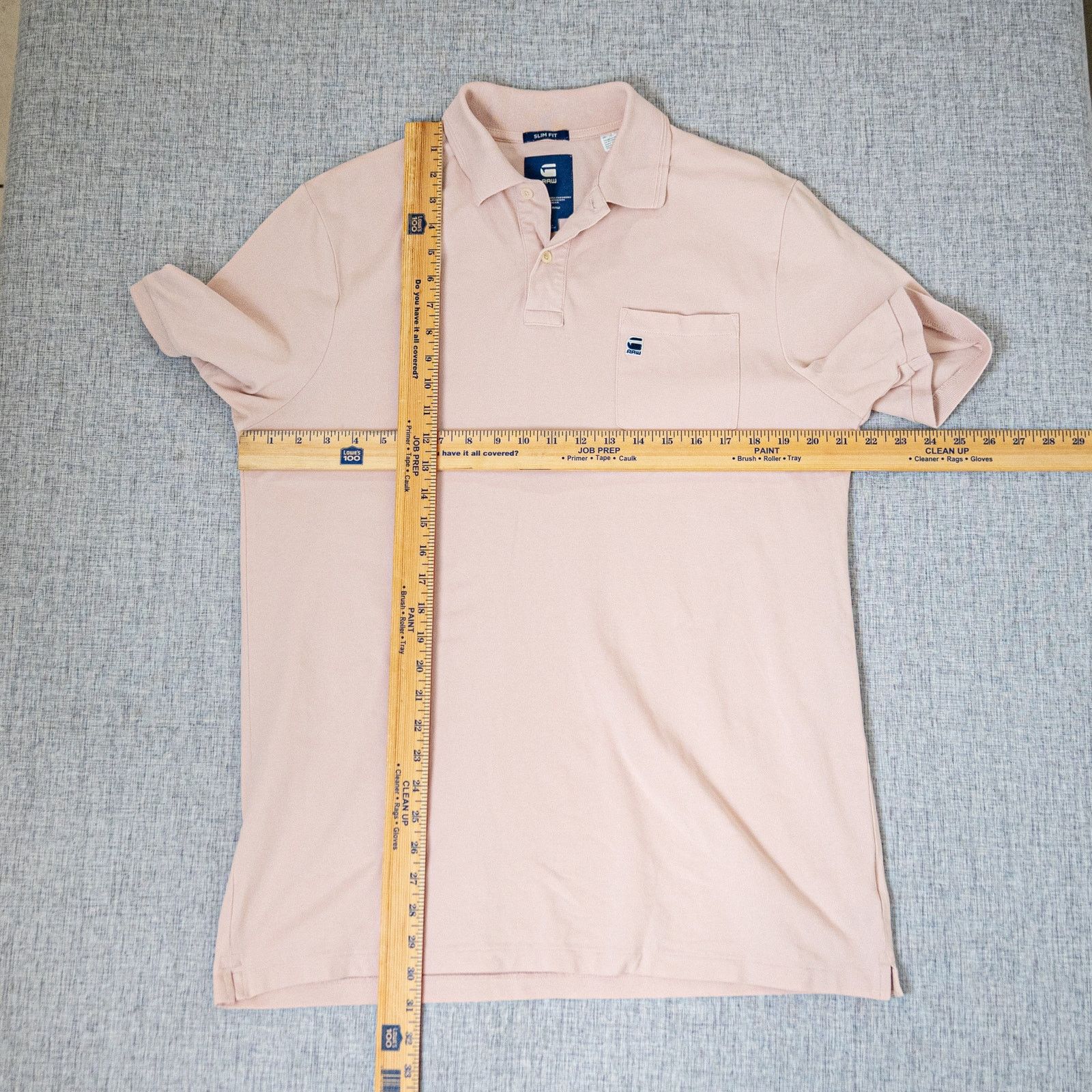 G-Star G Star RAW Men's Core Pocket Polo Short Sleeve in Pink Size US L / EU 52-54 / 3 - 7 Thumbnail