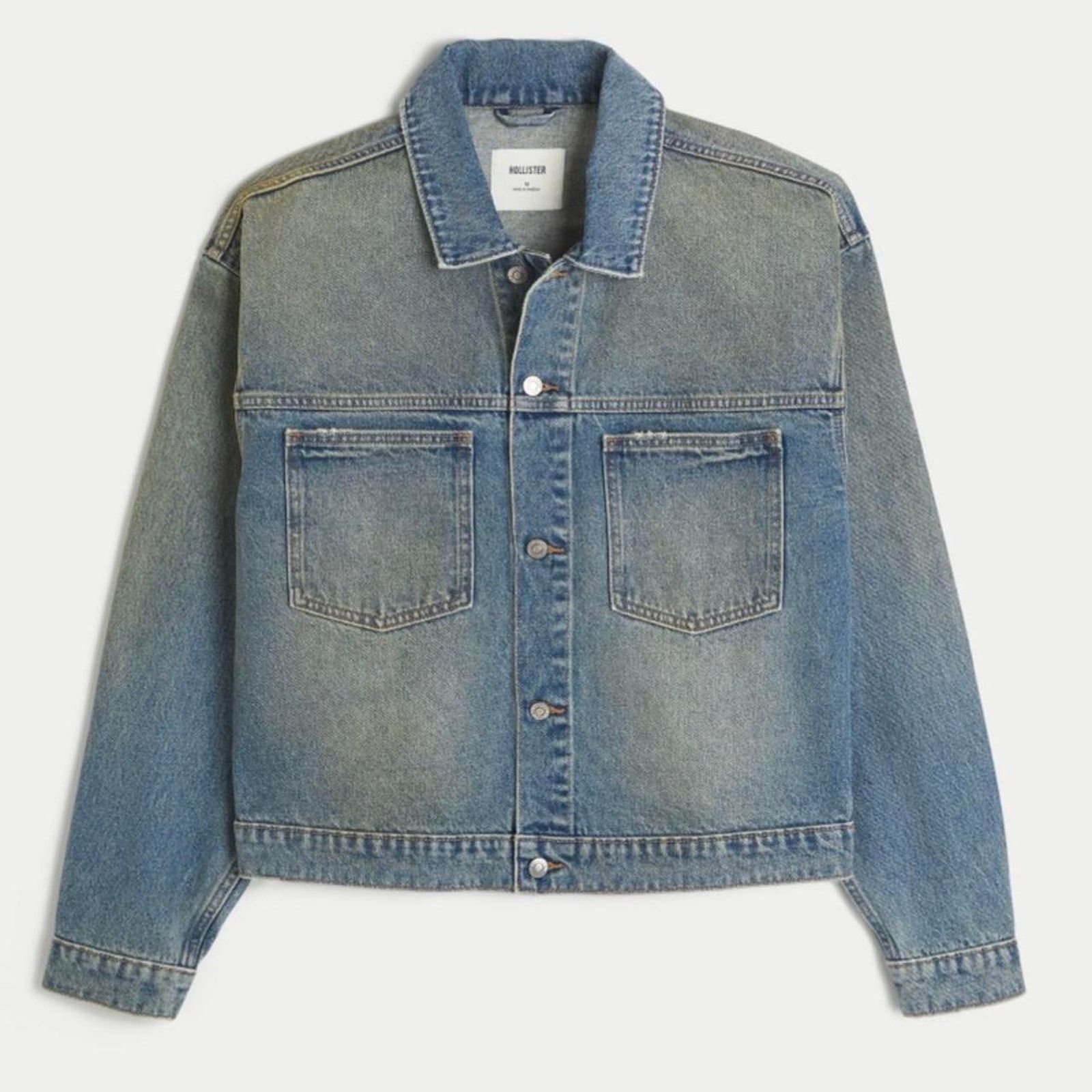 Hollister Washed denim trucker jacket denim in small Size US S / EU 44-46 / 1 - 1 Preview