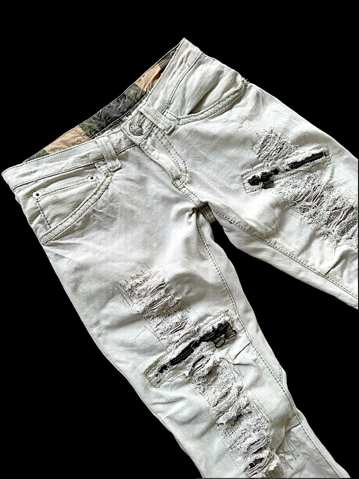 14th Addiction Y2k Solberry gothic j-rock distressed denim Size US 30 / EU 46 - 1 Thumbnail