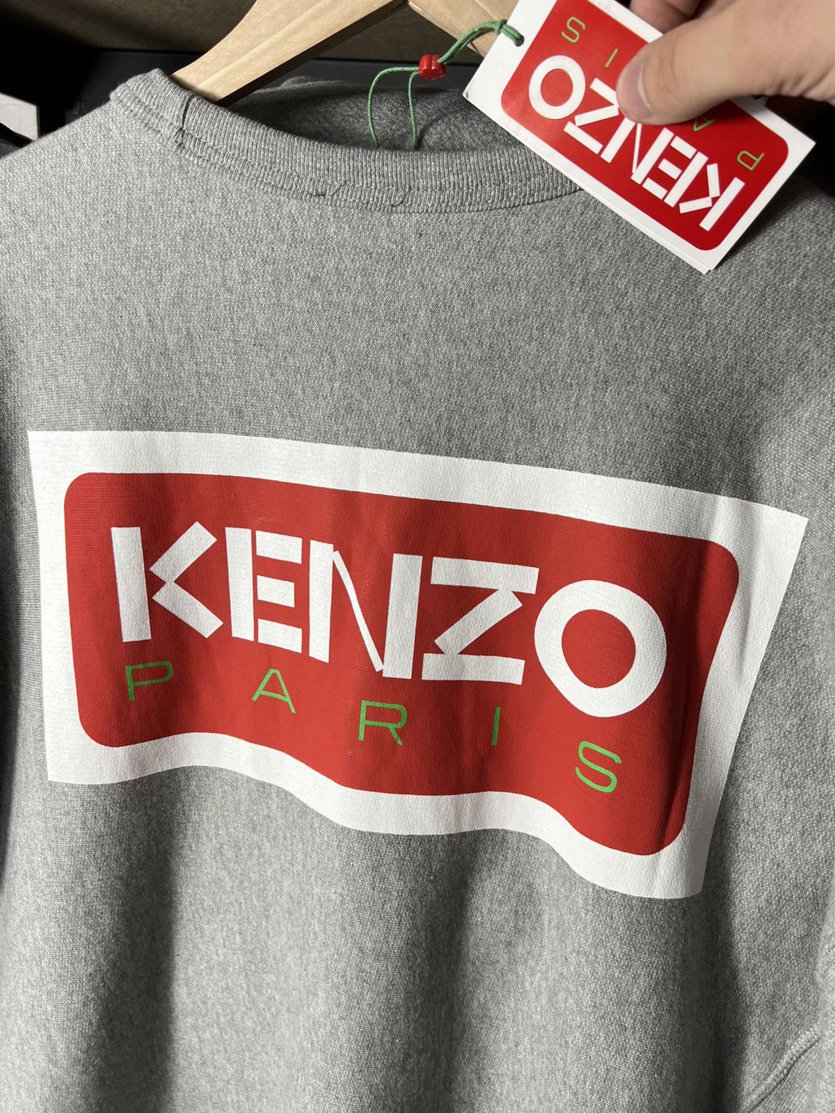 Kenzo 🔥 Kenzo Paris Oversized Sweatshirt — Grey Size S Size US S / EU 44-46 / 1 - 18 Thumbnail